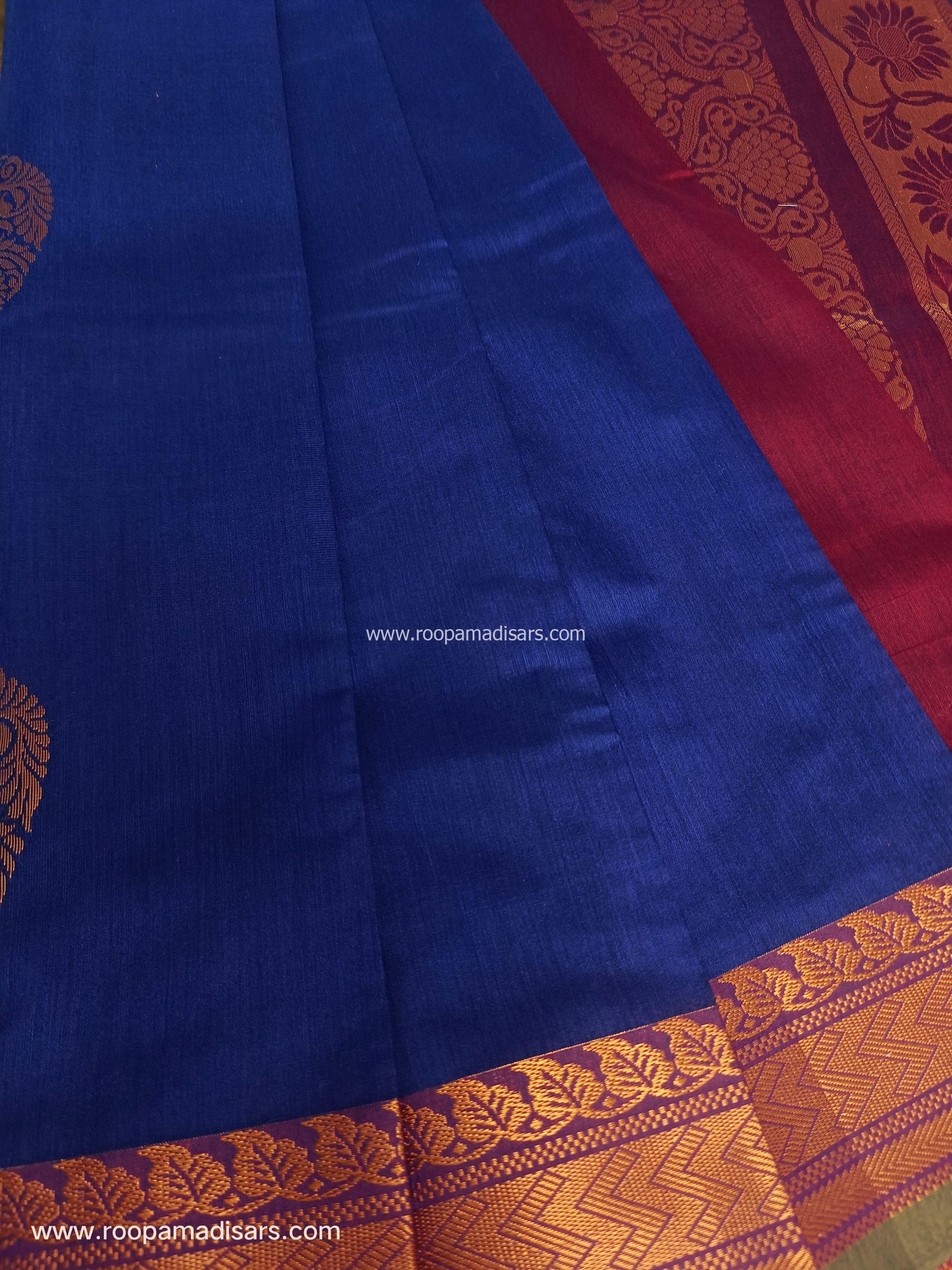 KOTA Silk Cotton Madisar -10.5YARDS KOTA SILK COTTON MADISAR WITHOUT BLOUSE PIECE - Image 2