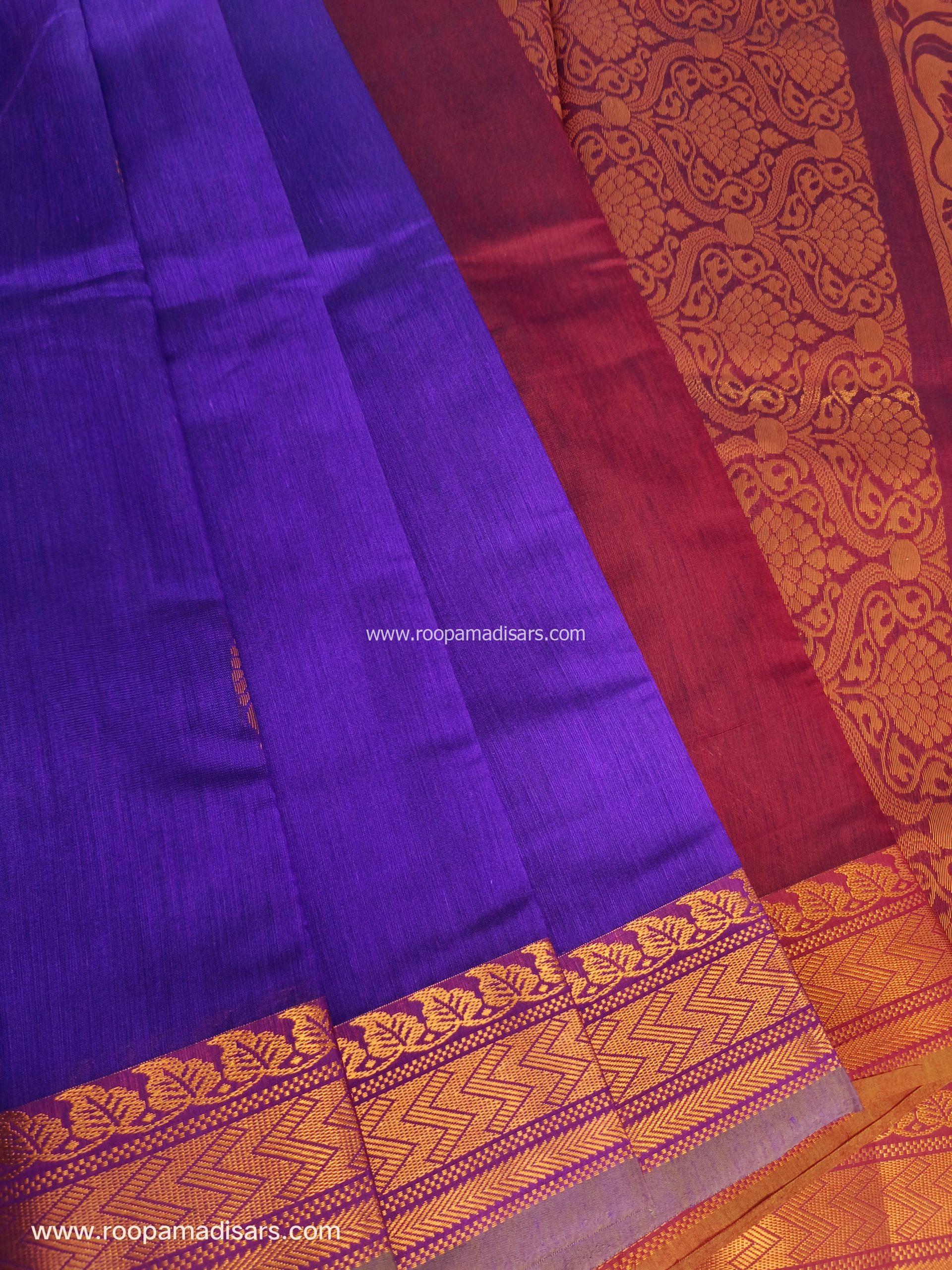 KOTA Silk Cotton Madisar -10.5YARDS KOTA SILK COTTON MADISAR WITHOUT BLOUSE PIECE - Image 2