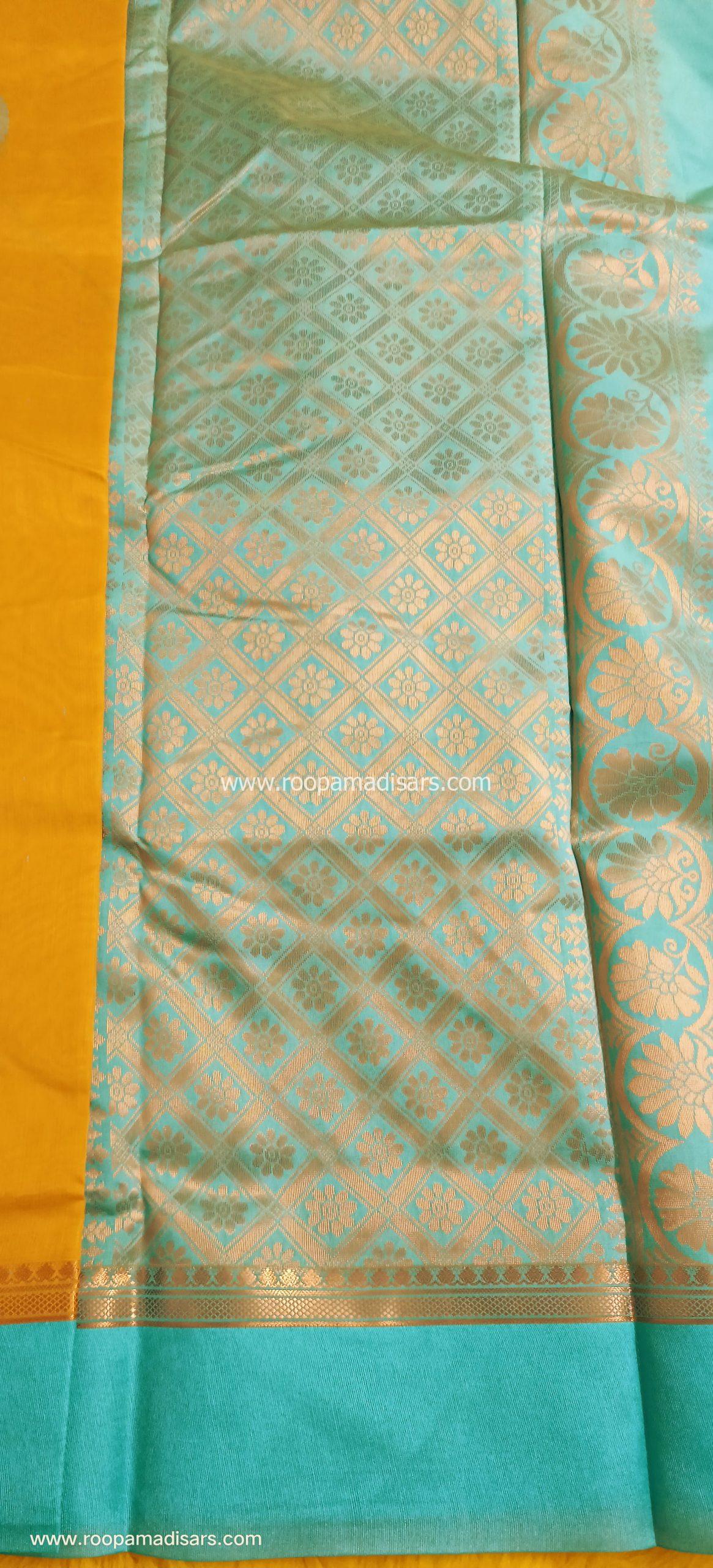 KOTA Silk Cotton Madisar -10YARDS KOTA SILK COTTON MADISAR WITHOUT BLOUSE PIECE - Image 2