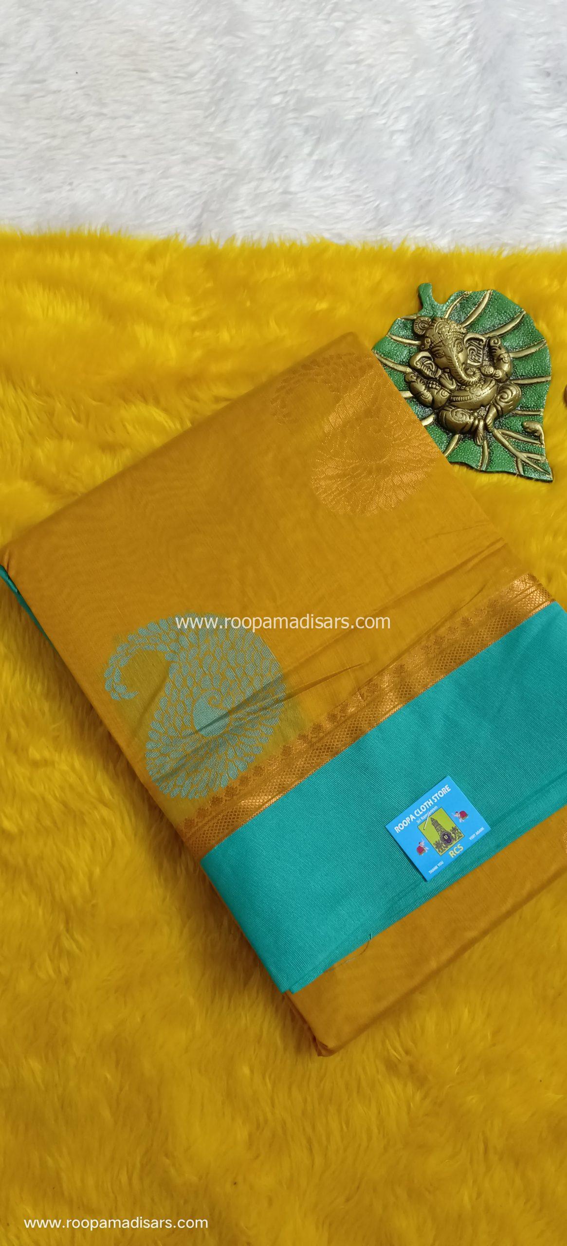 KOTA Silk Cotton Madisar -10YARDS KOTA SILK COTTON MADISAR WITHOUT BLOUSE PIECE