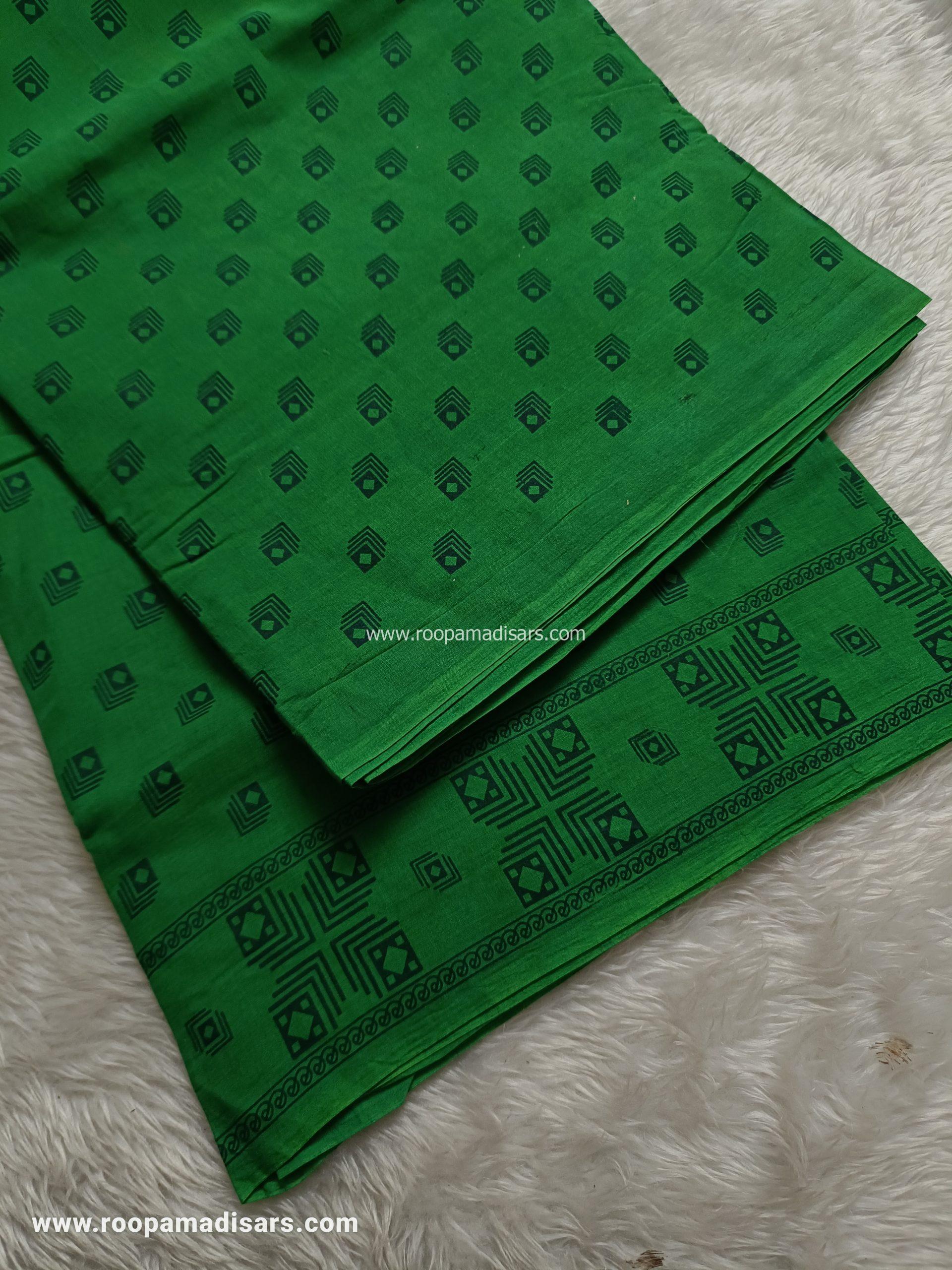 SUNGUDI SAREES -10.5YARDS MADISAR SAREE WITHOUT BLOUSE PIECE - Image 3