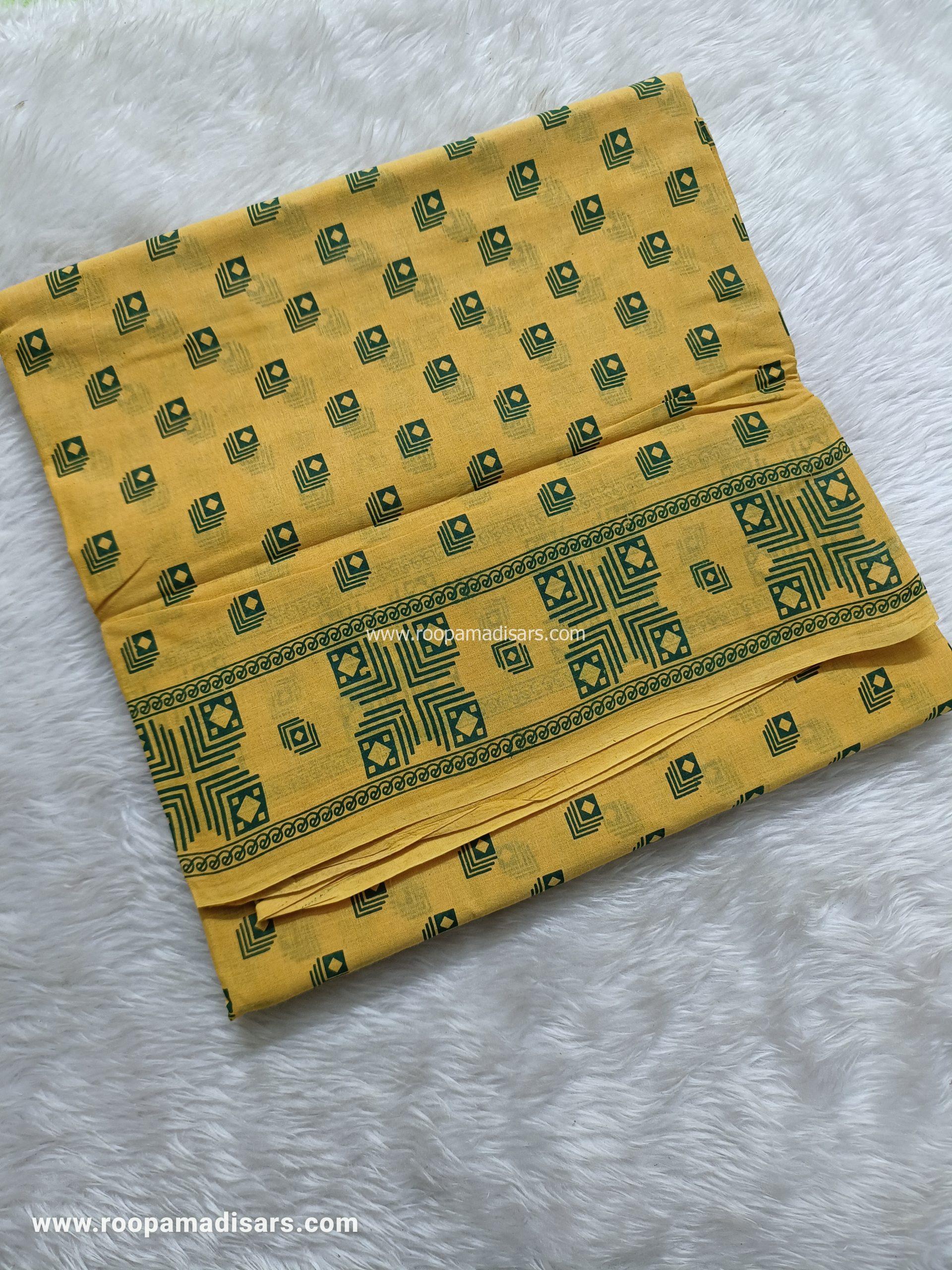 SUNGUDI SAREES -10.5YARDS MADISAR SAREE WITHOUT BLOUSE PIECE