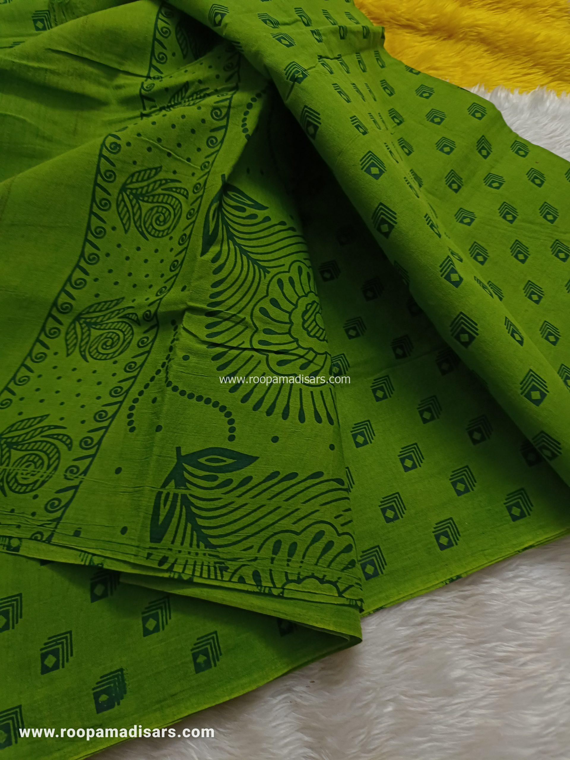 Readymade SUNGUDI SAREES -10.5YARDS MADISAR SAREE WITHOUT BLOUSE PIECE - Image 3