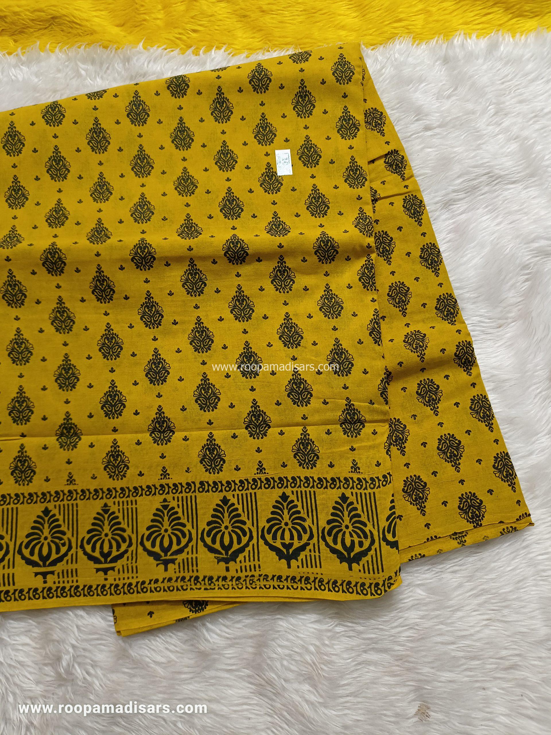 SUNGUDI SAREES -10.5YARDS MADISAR SAREE WITHOUT BLOUSE PIECE - Image 2