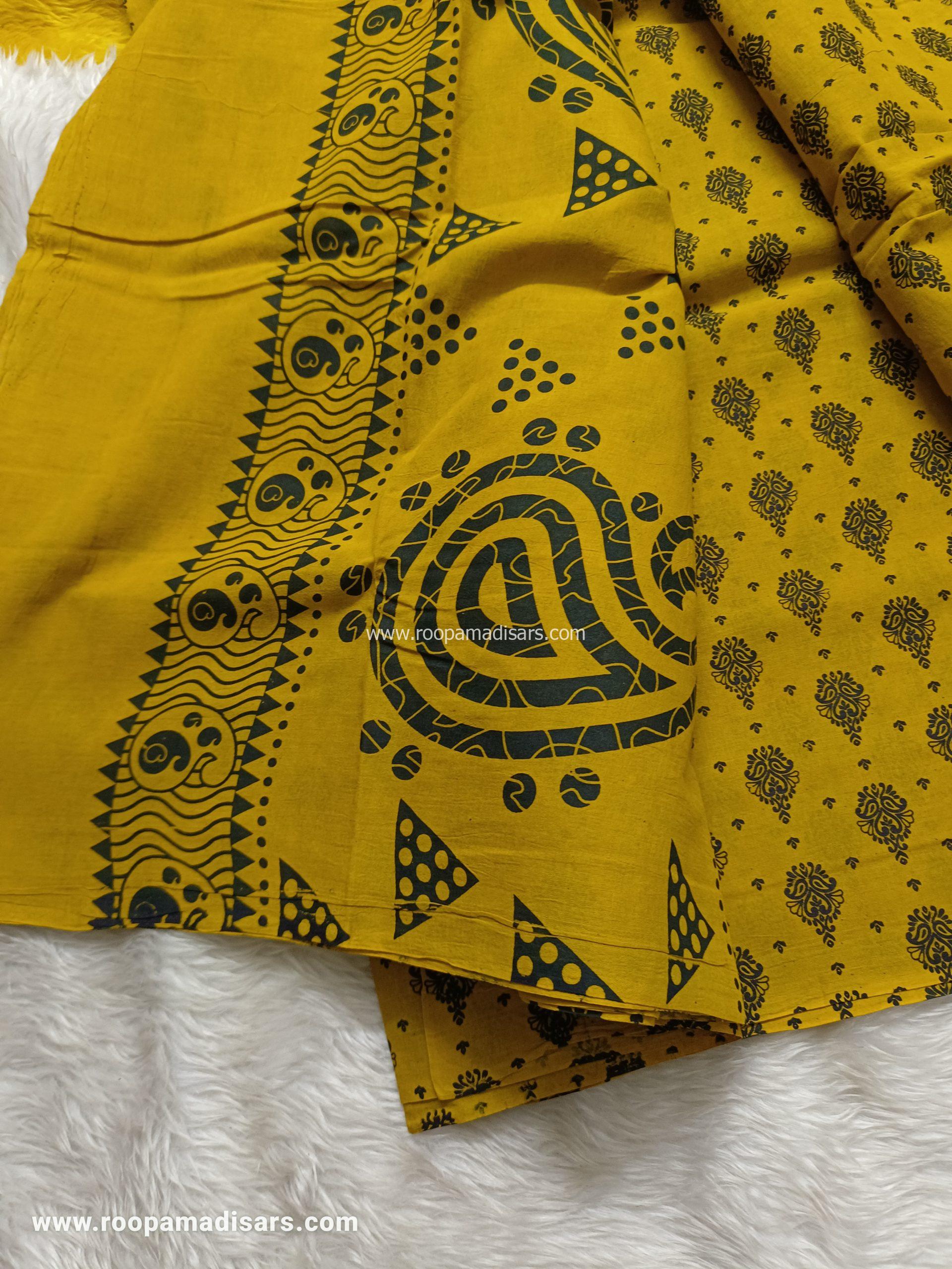 SUNGUDI SAREES -10.5YARDS MADISAR SAREE WITHOUT BLOUSE PIECE - Image 3