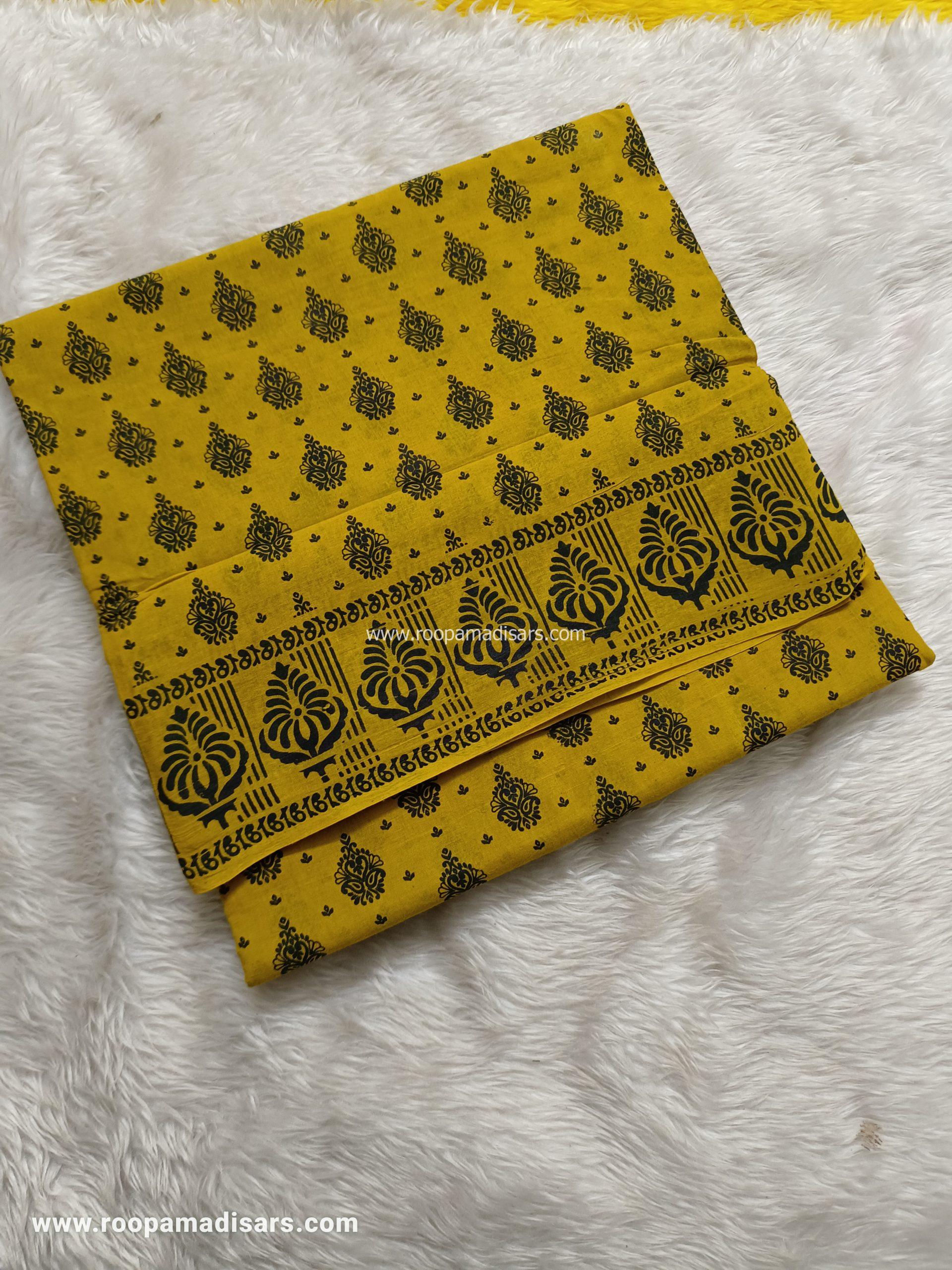 SUNGUDI SAREES -10.5YARDS MADISAR SAREE WITHOUT BLOUSE PIECE