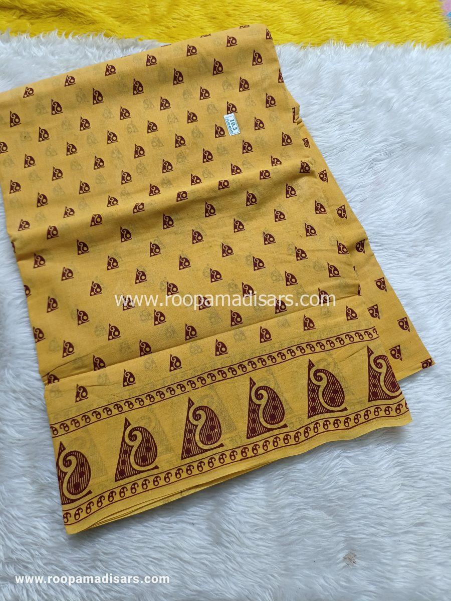 SUNGUDI SAREES -10.5YARDS MADISAR SAREE WITHOUT BLOUSE PIECE