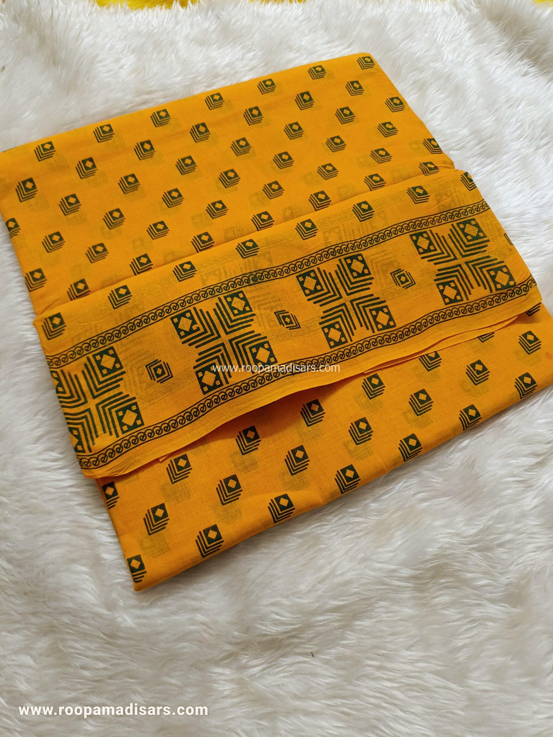 SUNGUDI SAREES -10.5YARDS MADISAR SAREE WITHOUT BLOUSE PIECE