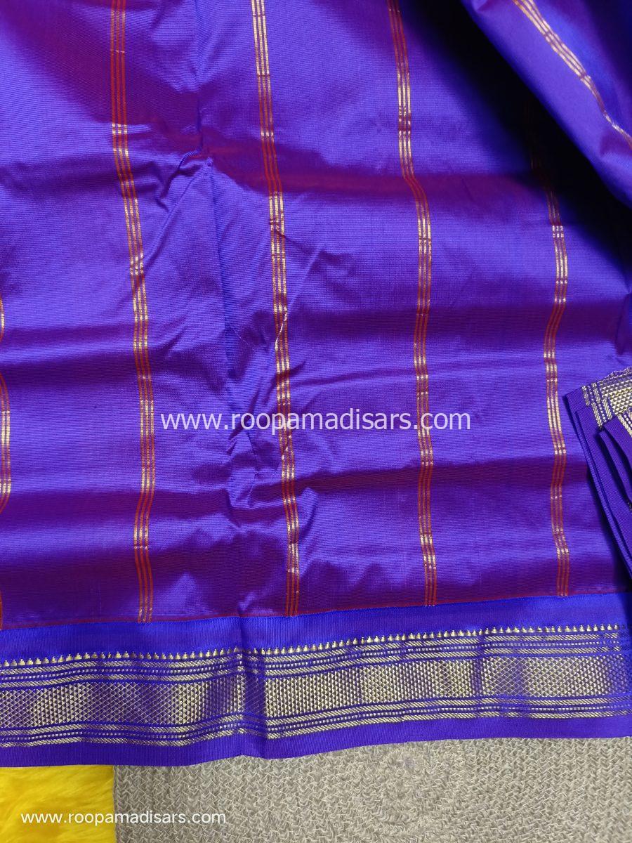 BUTTER SILK MADISARS -10YARDS BUTTER SILK MADISAR KORVAI BORDER WITHOUT BLOUSE PIECE - Image 2