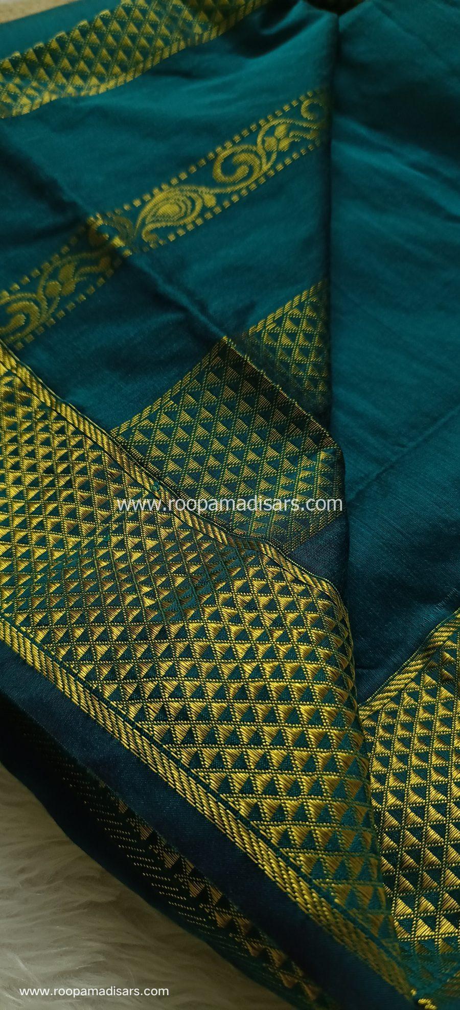 KALYANI SILK COTTON  -REGULAR MADISAR SAREE WITHOUT BLOUSE PIECE - Image 2