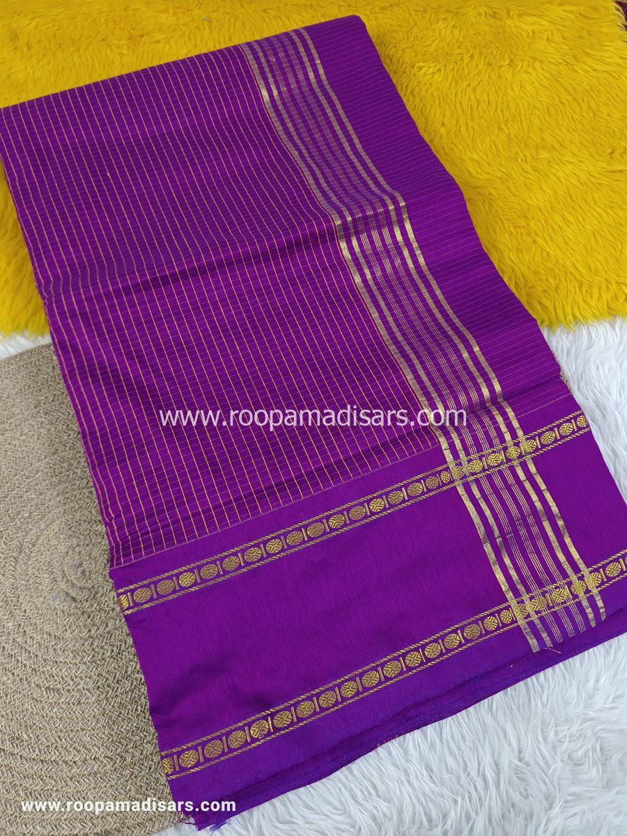 KALYANI SILK COTTON  -REGULAR MADISAR SAREE WITHOUT BLOUSE PIECE - Image 2