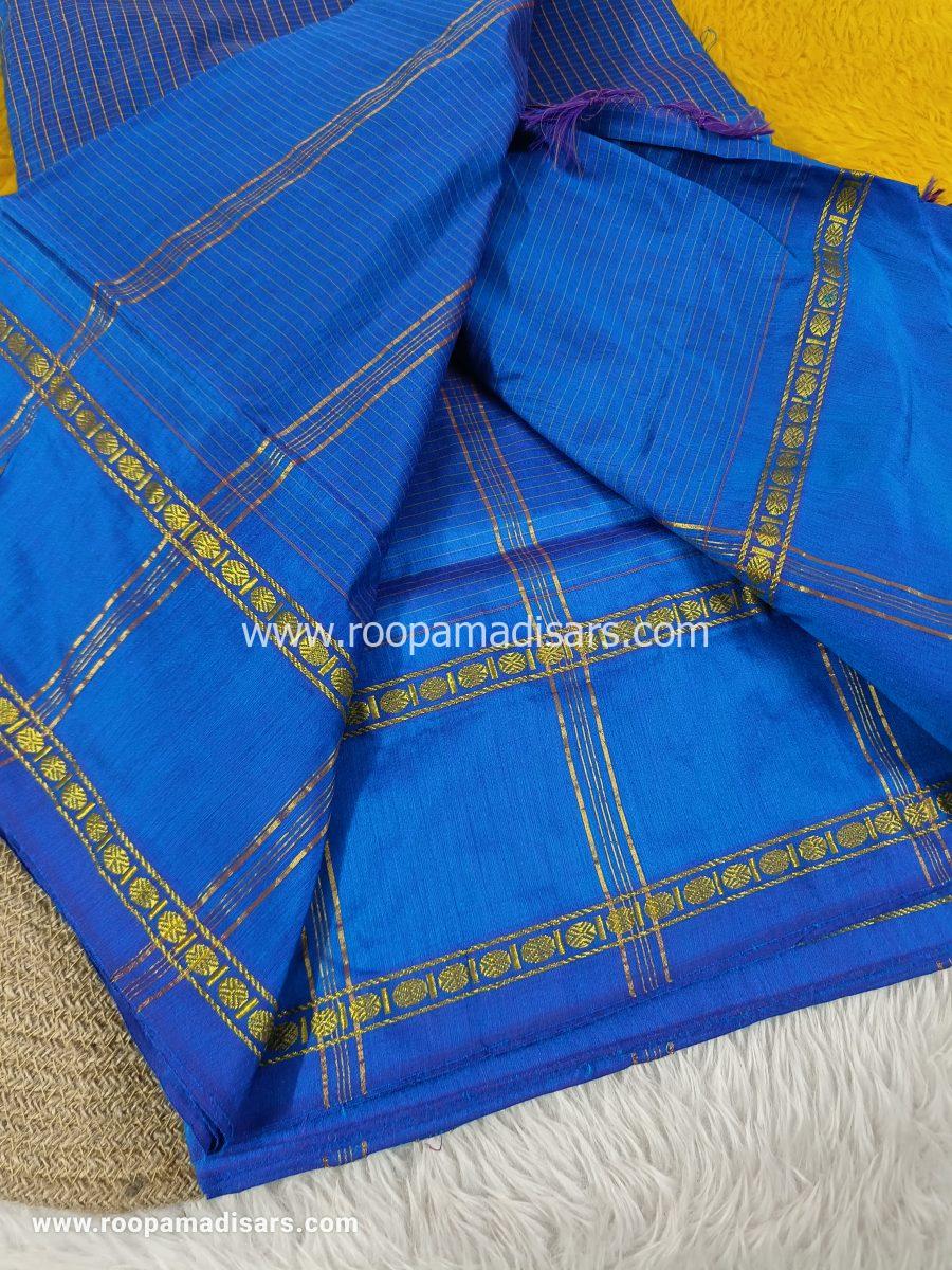 KALYANI SILK COTTON  -REGULAR MADISAR SAREE WITHOUT BLOUSE PIECE - Image 2