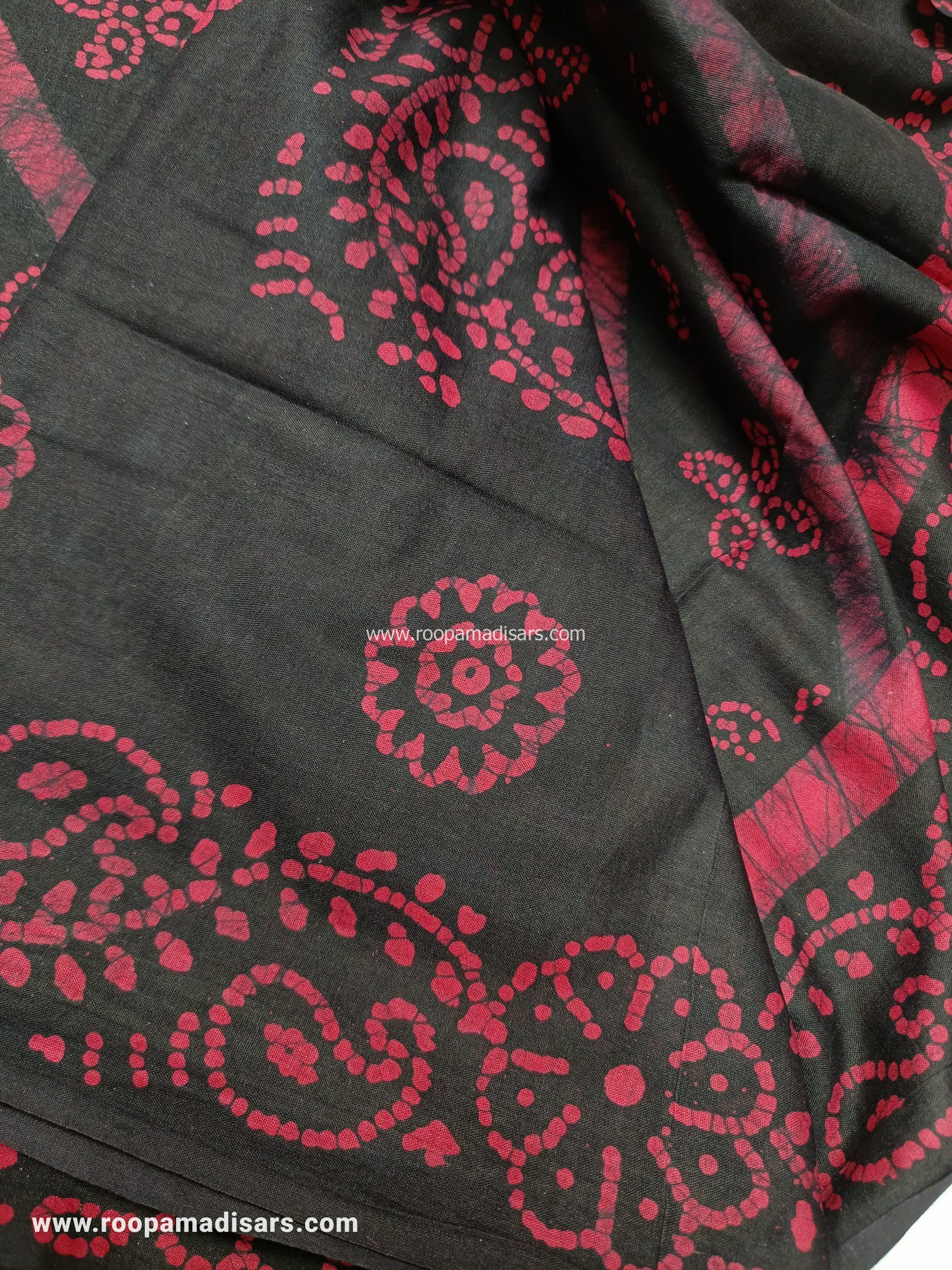 SOFT COTTON SAREES -10.5 YARDS MUL MUL MADISAR SAREE WITHOUT BLOUSE PIECE - Image 2