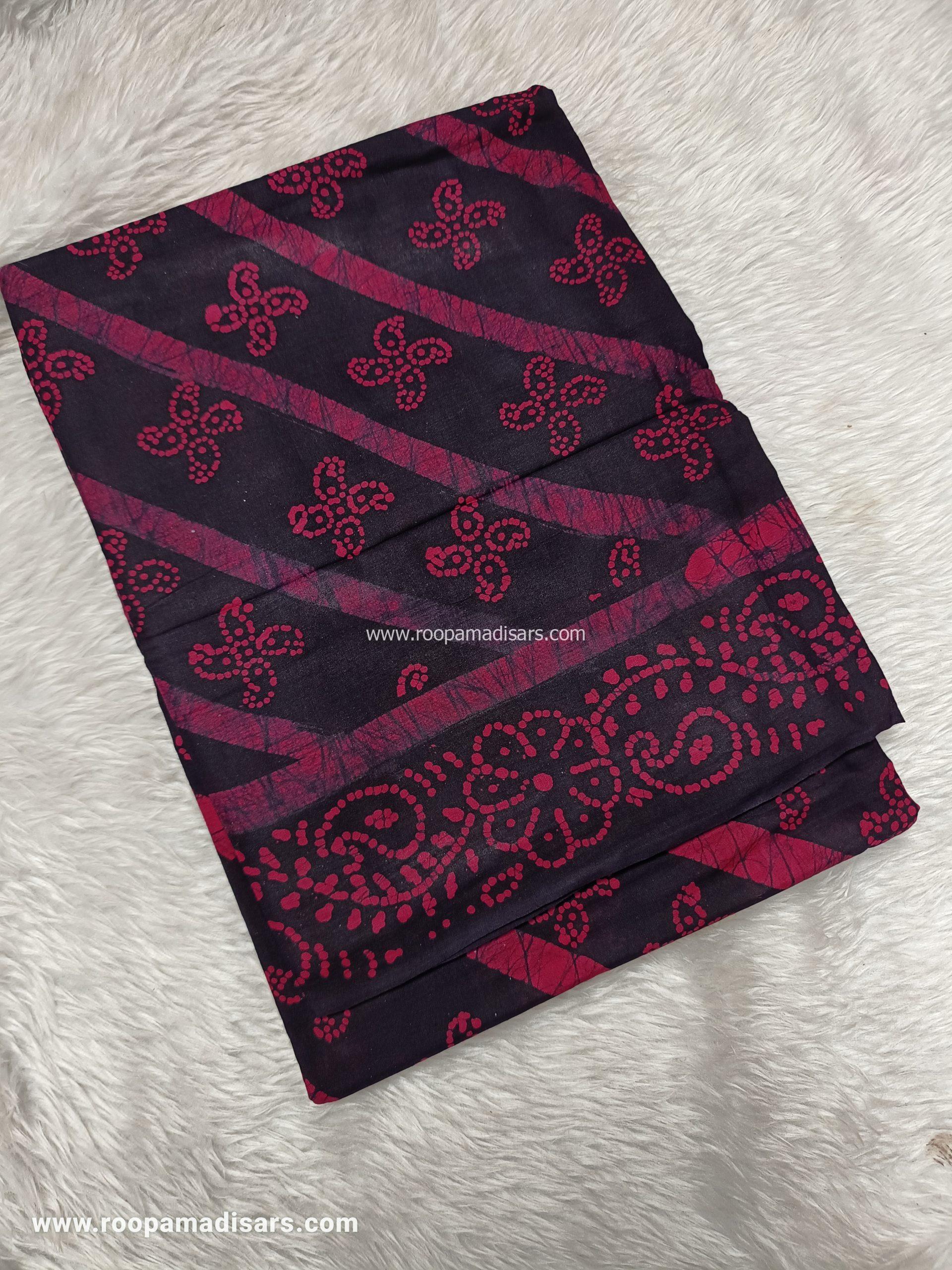 SOFT COTTON SAREES -10.5 YARDS MUL MUL MADISAR SAREE WITHOUT BLOUSE PIECE