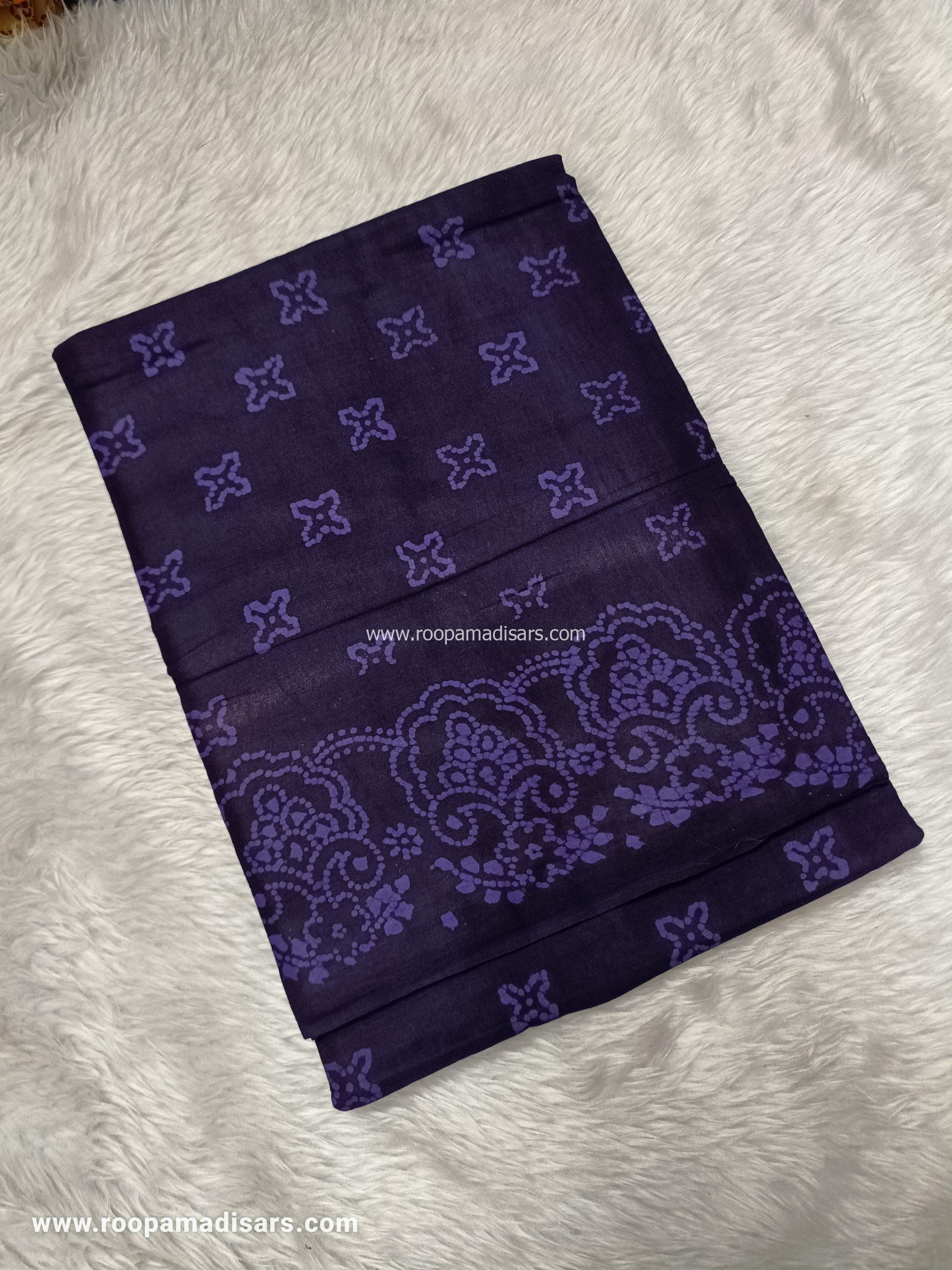 SOFT COTTON SAREES -10.5 YARDS MUL MUL MADISAR SAREE WITHOUT BLOUSE PIECE