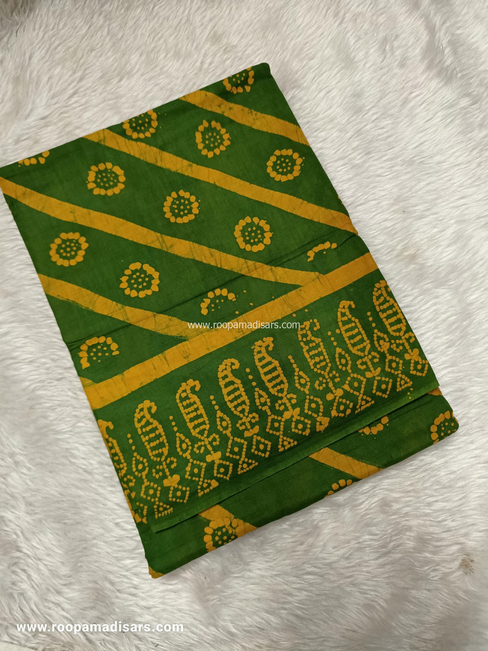 SOFT COTTON SAREES -10.5 YARDS MUL MUL MADISAR SAREE WITHOUT BLOUSE PIECE