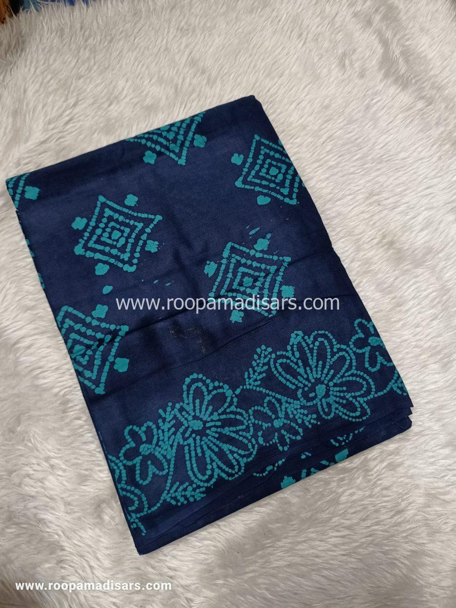 SOFT COTTON SAREES -10.5 YARDS MUL MUL MADISAR SAREE WITHOUT BLOUSE PIECE
