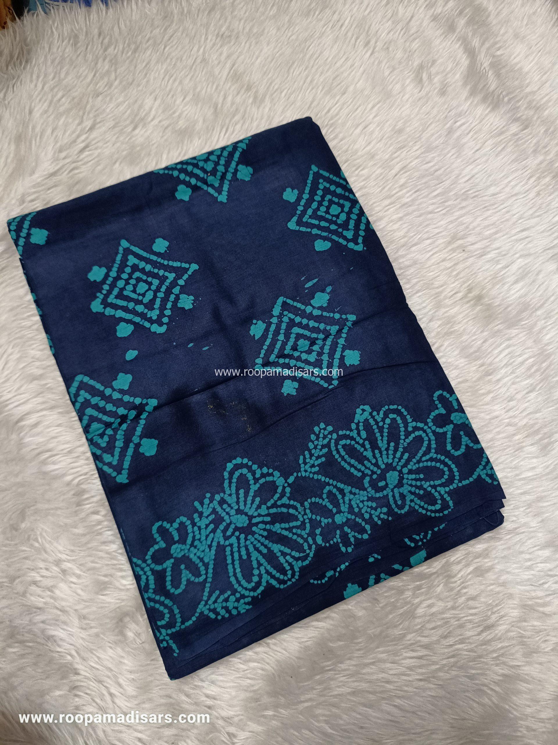 SOFT COTTON SAREES -10.5 YARDS MUL MUL MADISAR SAREE WITHOUT BLOUSE PIECE