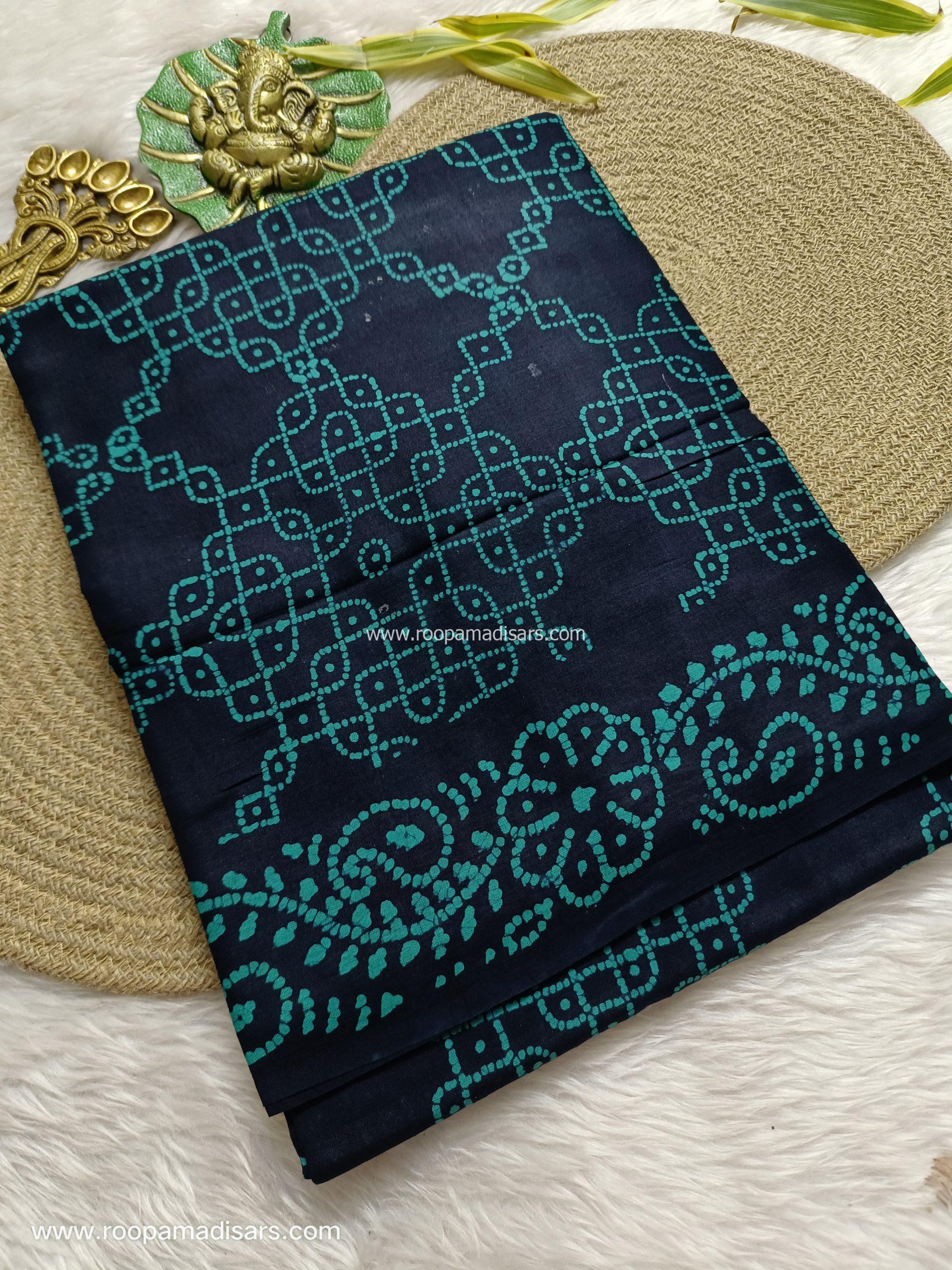 SOFT COTTON SAREES -10.5 YARDS MUL MUL MADISAR SAREE WITHOUT BLOUSE PIECE