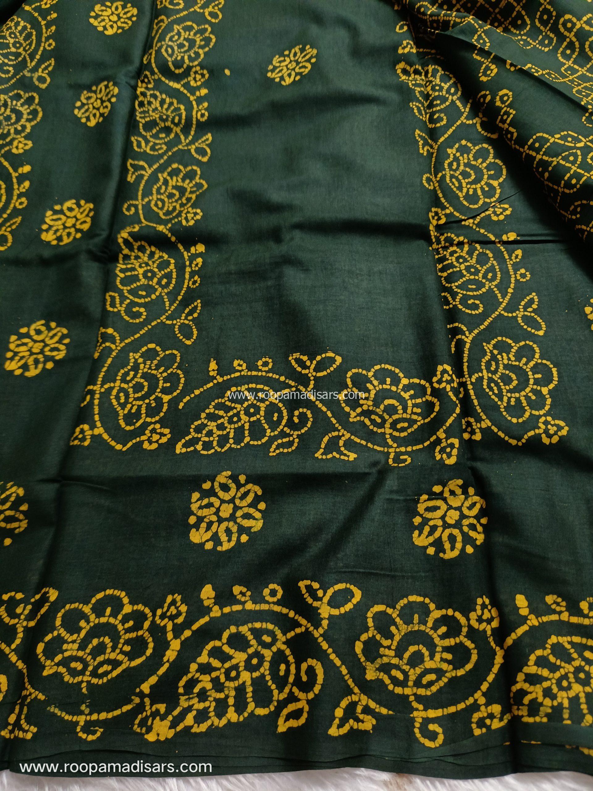SOFT COTTON SAREES -10.5 YARDS MUL MUL MADISAR SAREE WITHOUT BLOUSE PIECE - Image 2