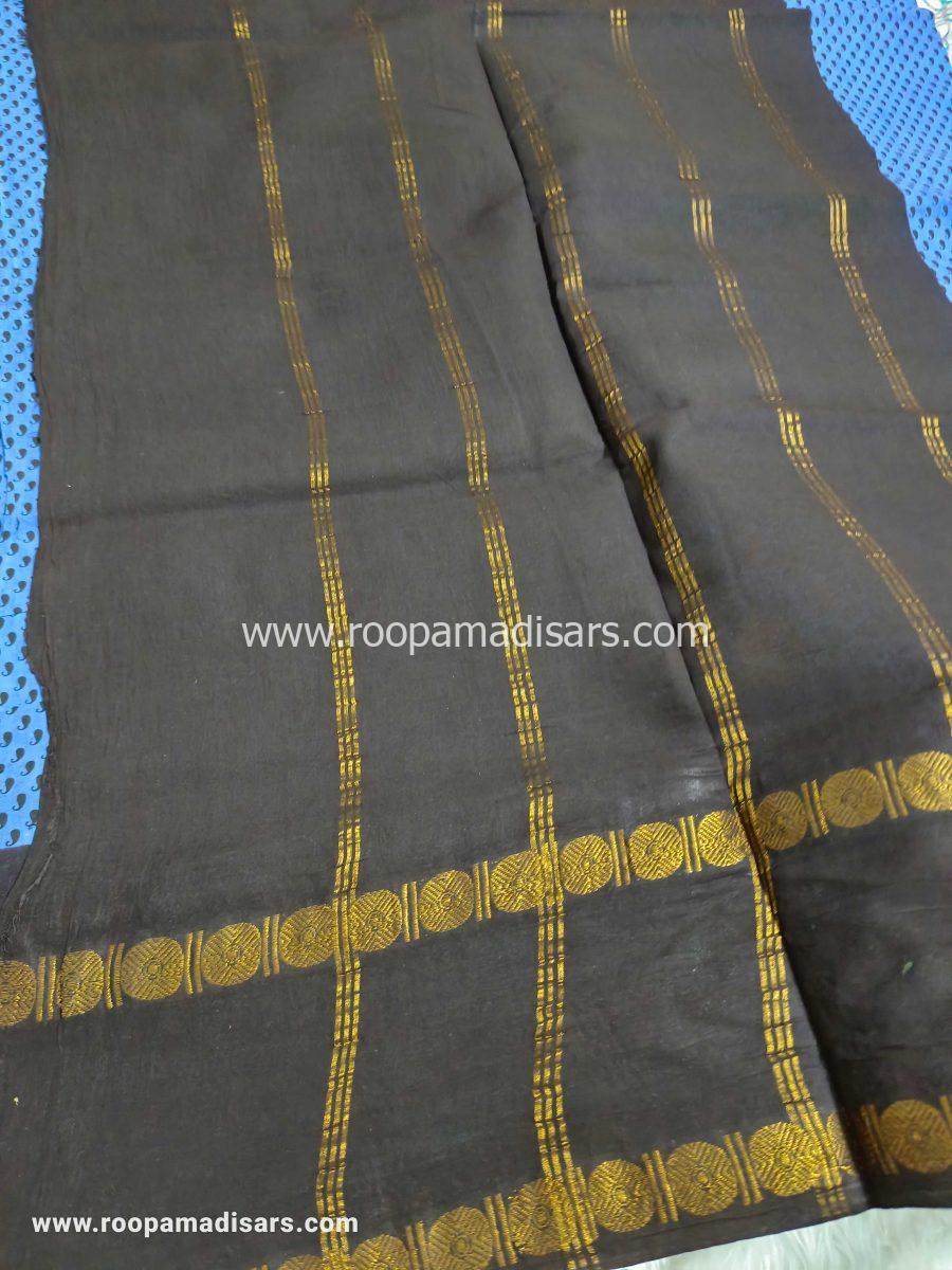 RANEE SUNGUDI SAREES -10YARDS MADISAR SAREE WITHOUT BLOUSE PIECE - Image 2
