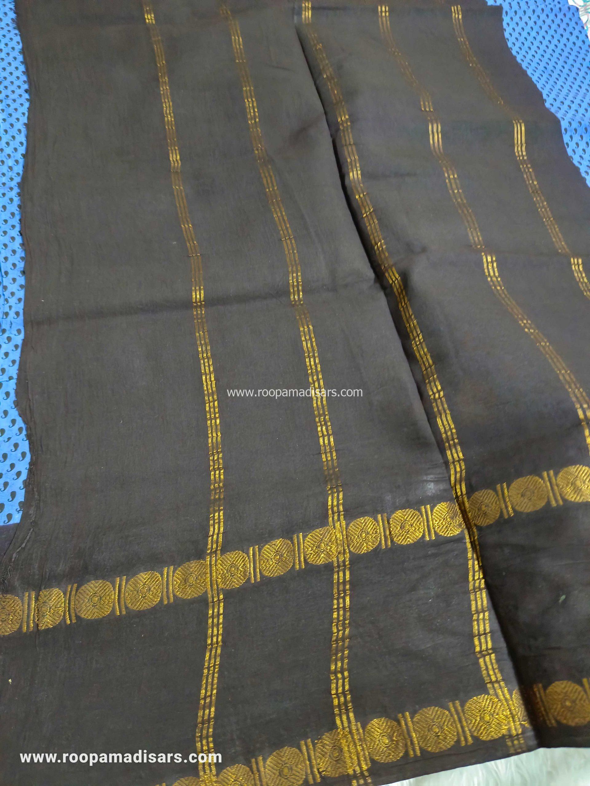 RANEE SUNGUDI SAREES -10YARDS MADISAR SAREE WITHOUT BLOUSE PIECE - Image 2