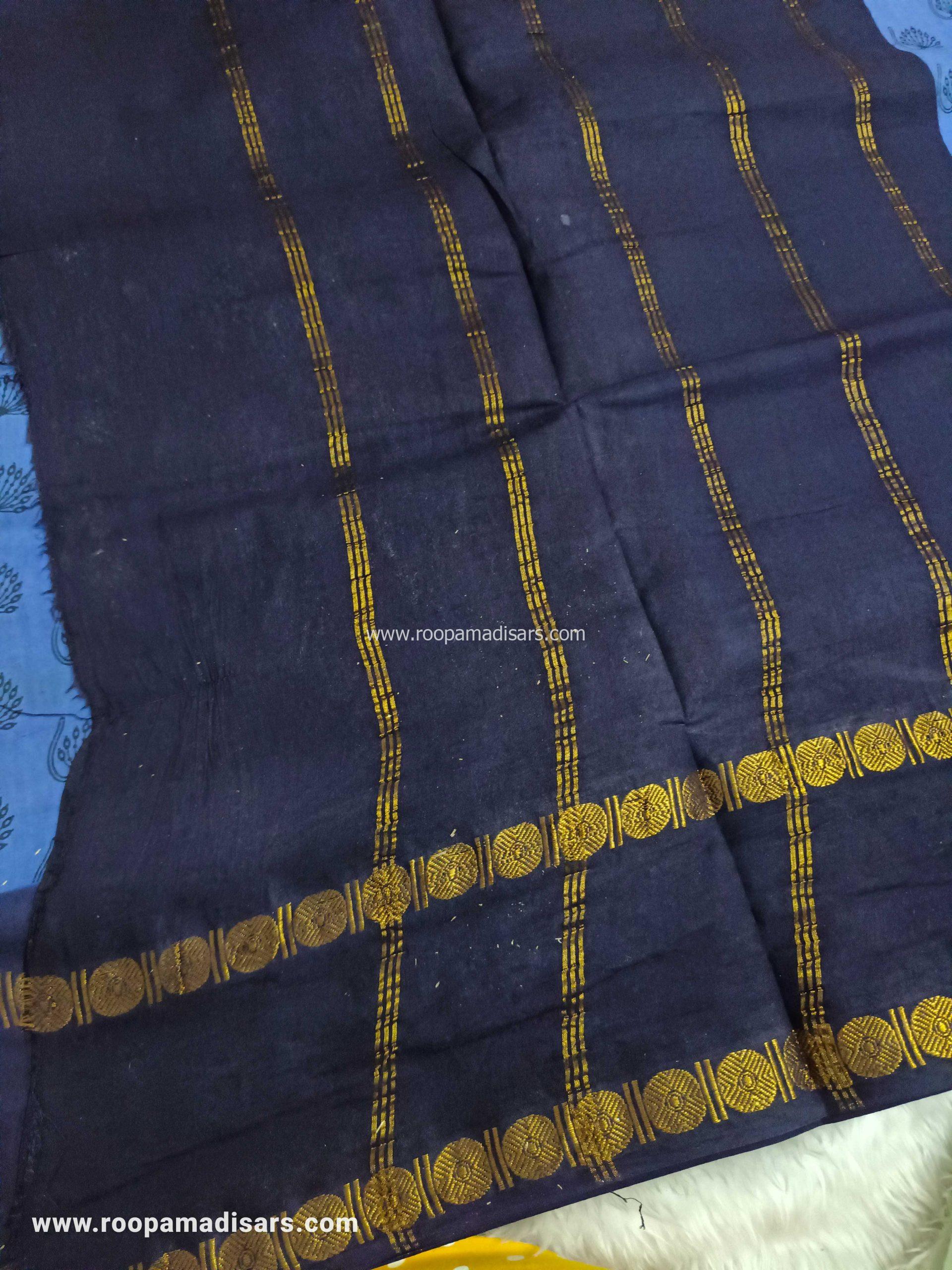 RANEE SUNGUDI SAREES -10YARDS MADISAR SAREE WITHOUT BLOUSE PIECE - Image 2