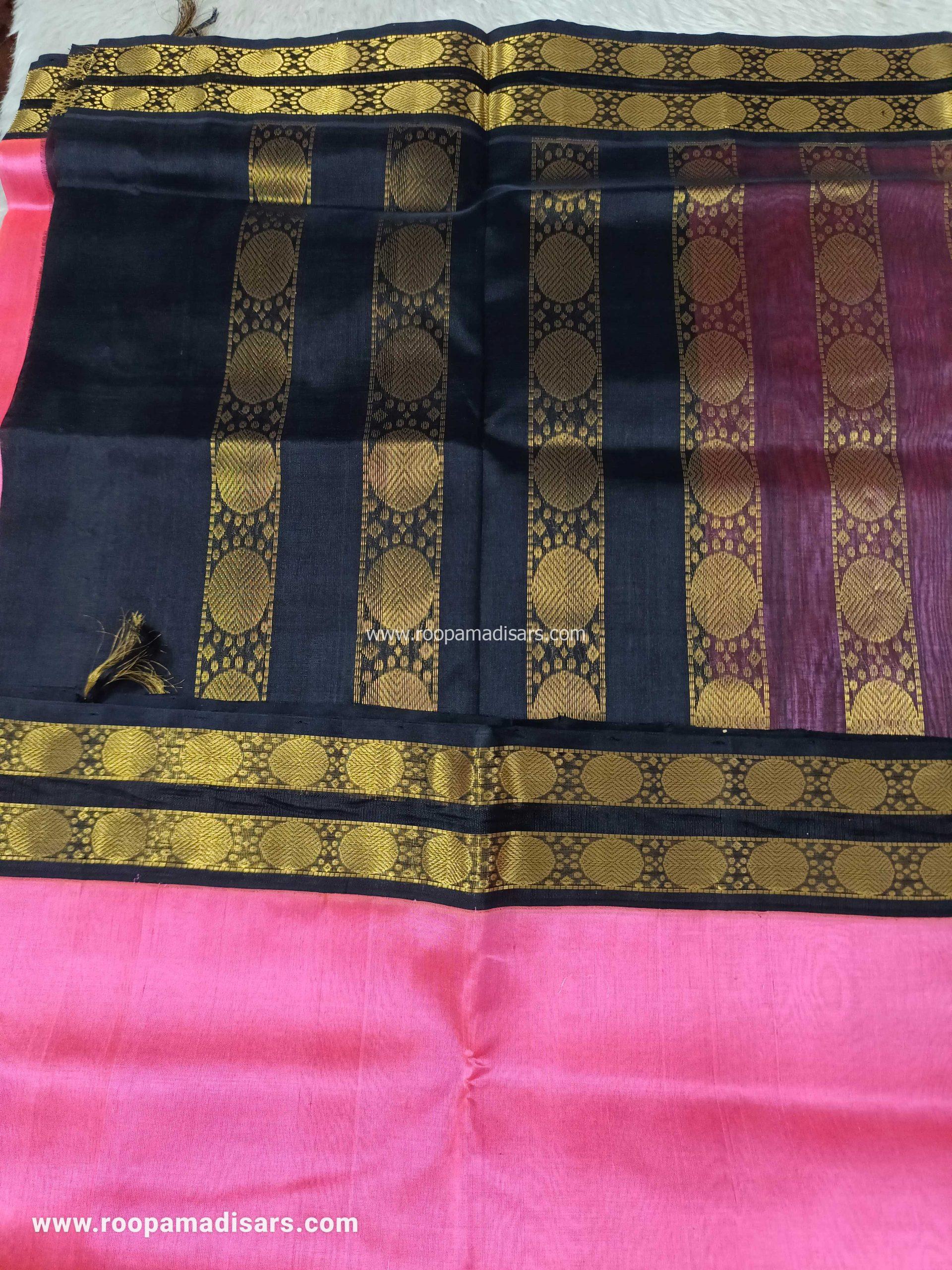 Korvai Pure Silk Cotton -6YARDS PURE SILK COTTON KORVAI BORDER WITH BLOUSE - Image 2