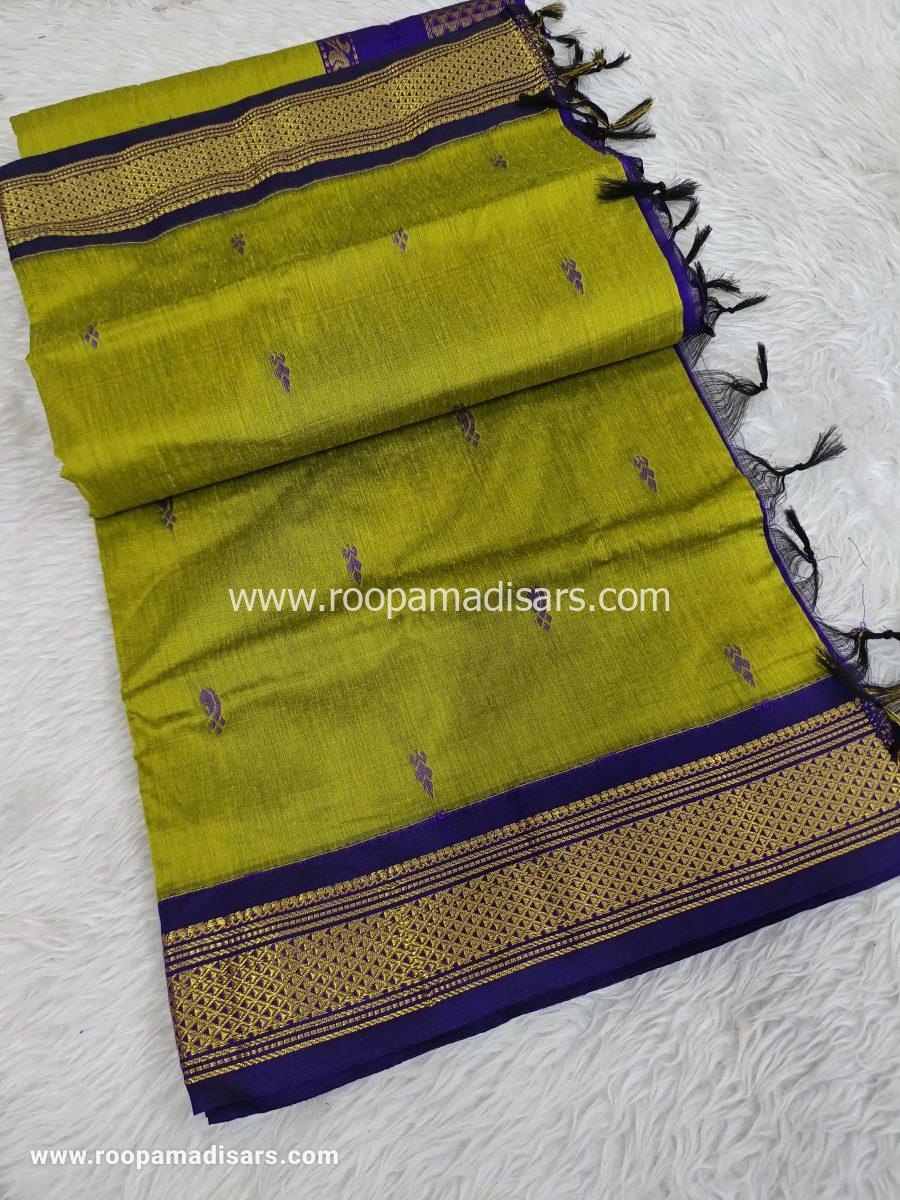 KALYANI SILK READYMADE  -READYMADE MADISAR WITHOUT BLOUSE PIECE - Image 3