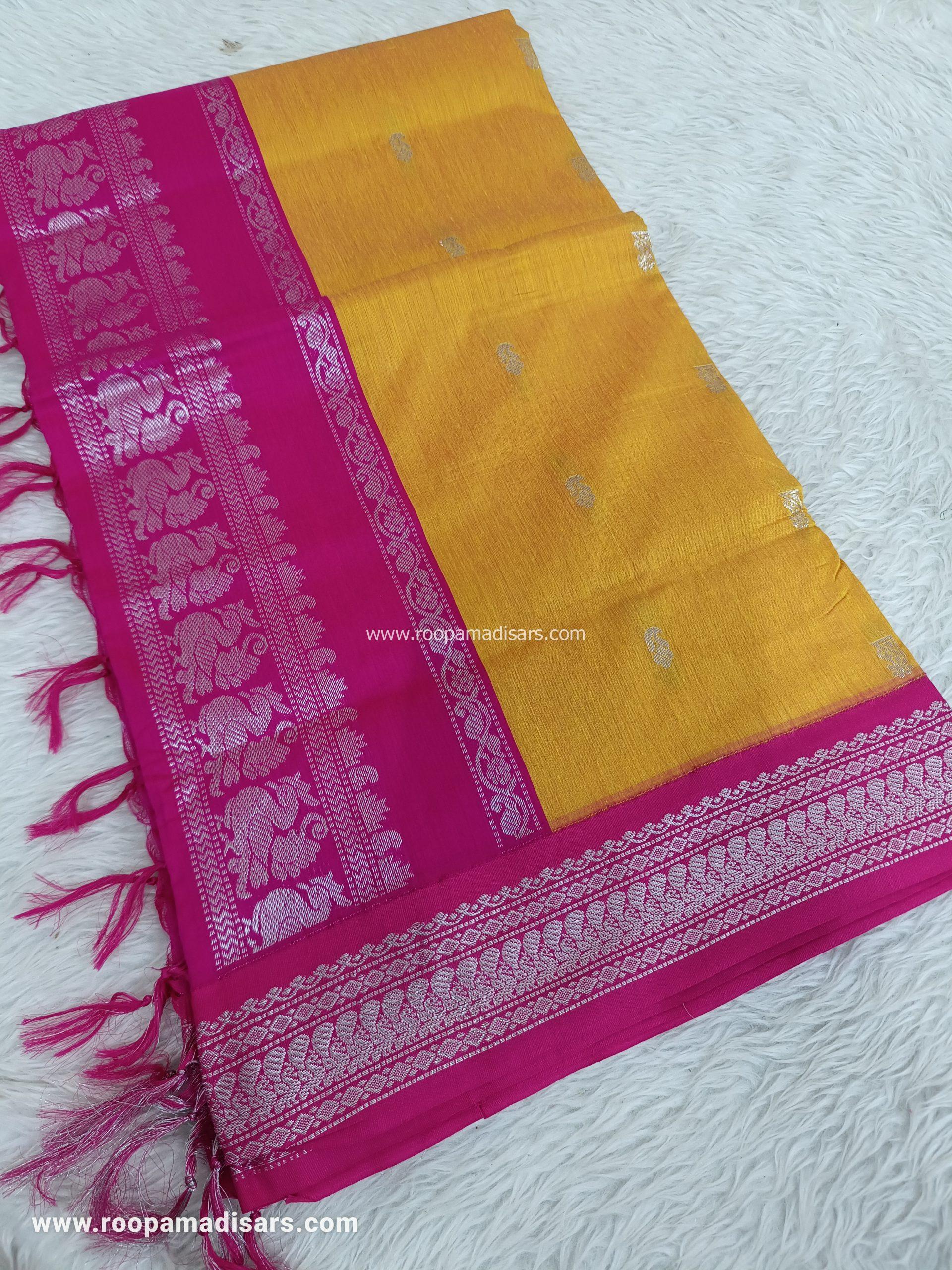 KALYANI SILK READYMADE -READYMADE MADISAR WITHOUT BLOUSE PIECE