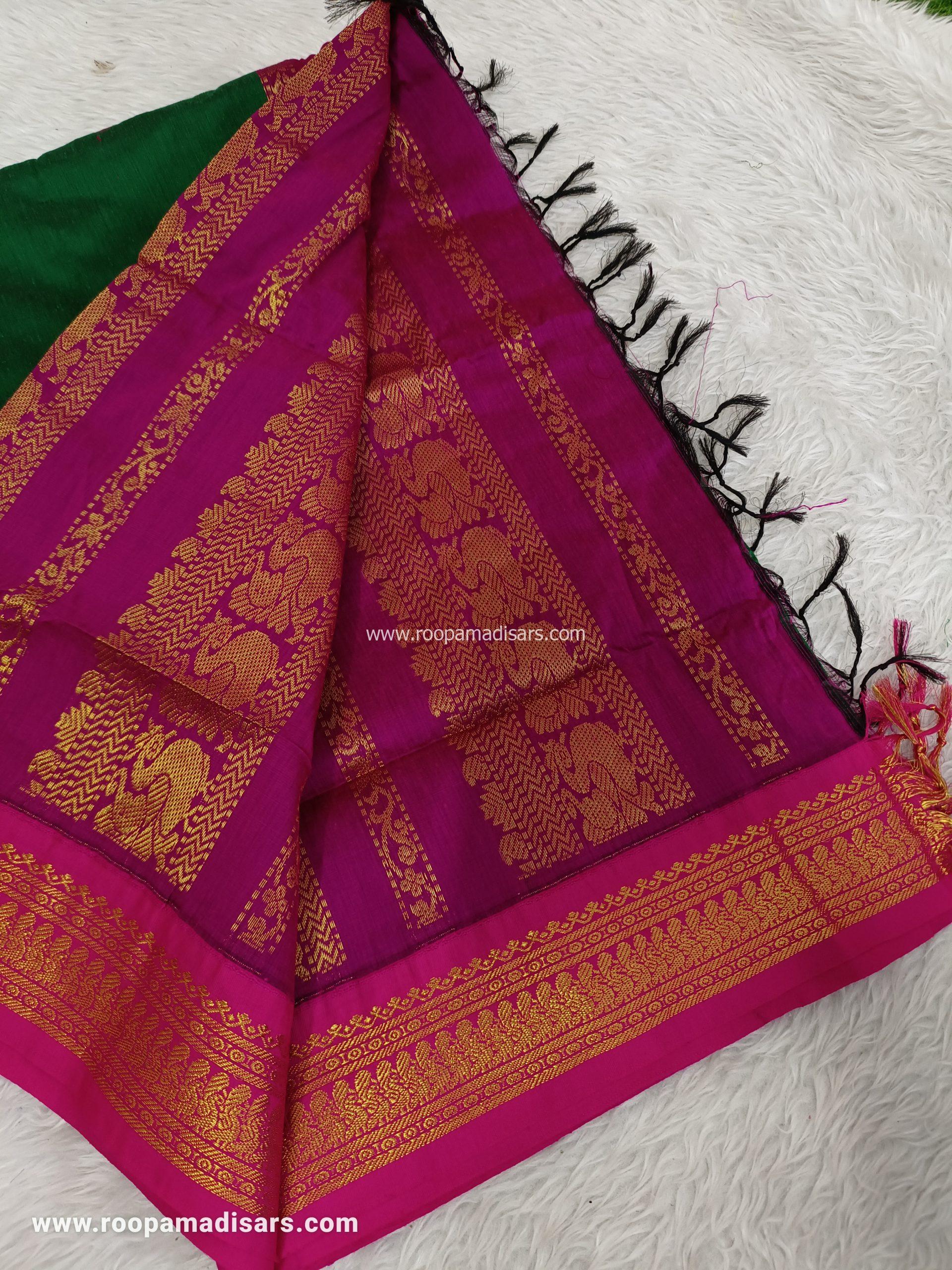 KALYANI SILK READYMADE -READYMADE MADISAR WITHOUT BLOUSE PIECE - Image 2