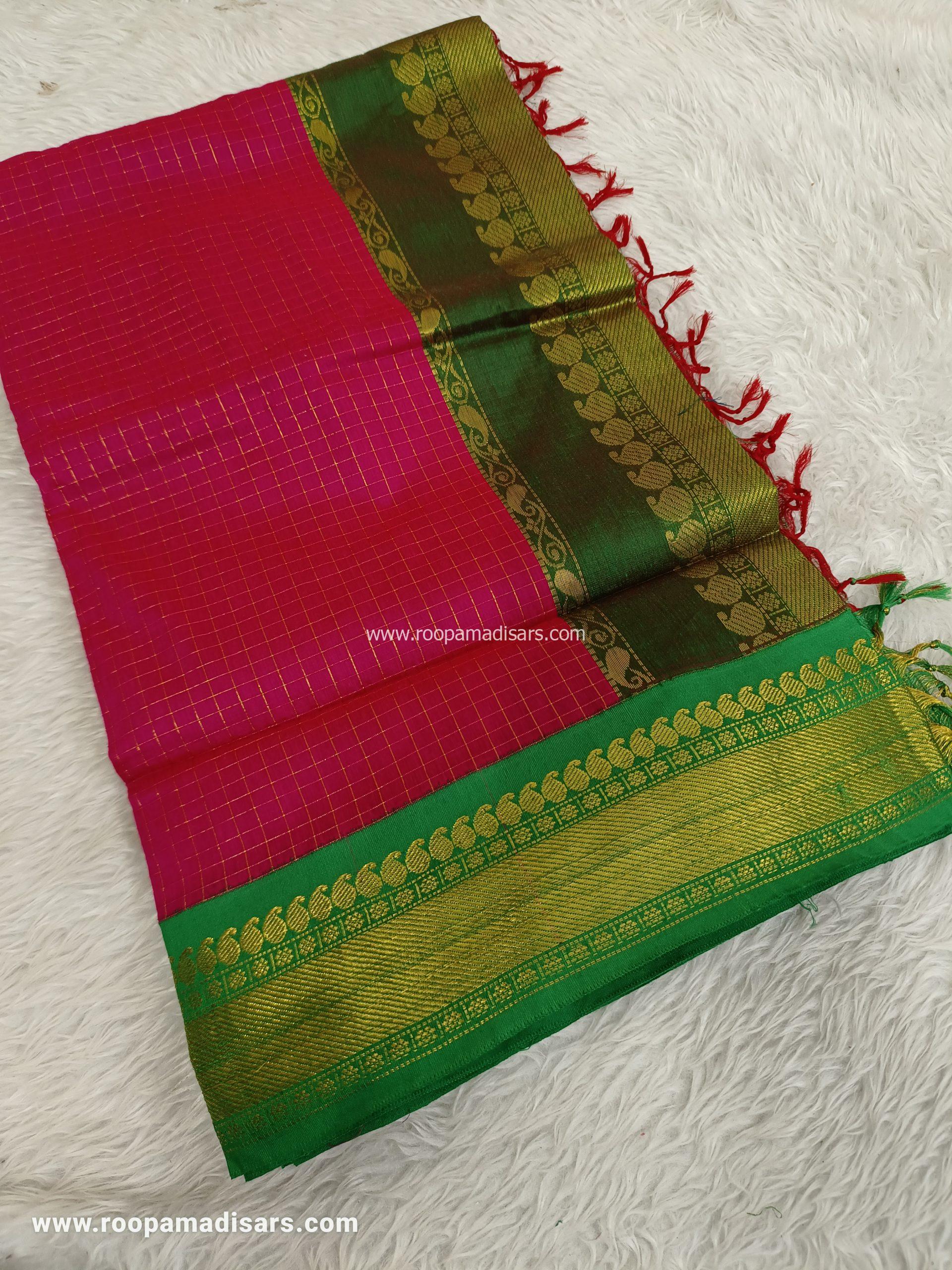 KALYANI SILK READYMADE  -READYMADE MADISAR WITHOUT BLOUSE PIECE