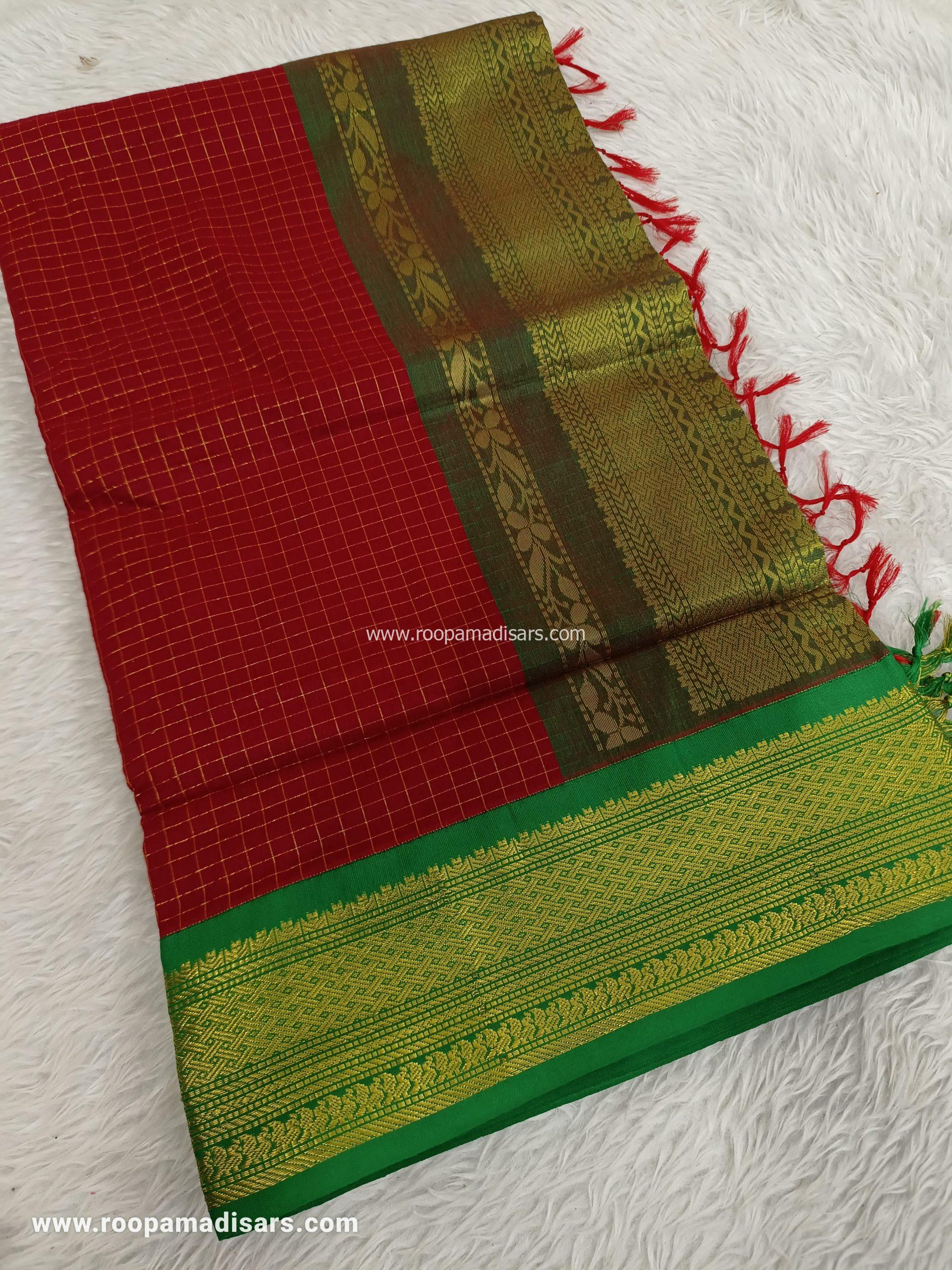 KALYANI SILK READYMADE -READYMADE MADISAR WITHOUT BLOUSE PIECE