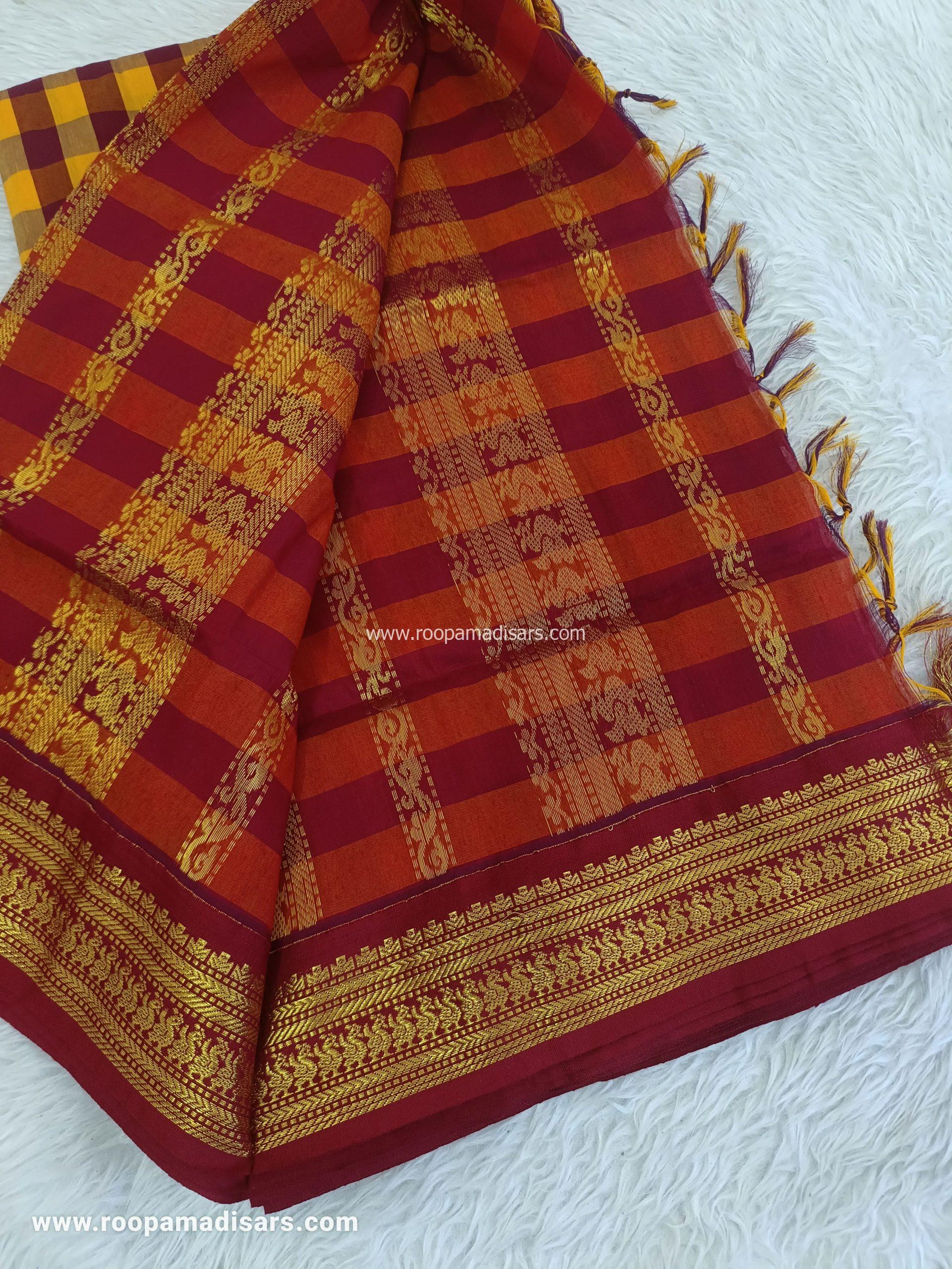 KALYANI SILK READYMADE -READYMADE MADISAR WITHOUT BLOUSE PIECE - Image 2