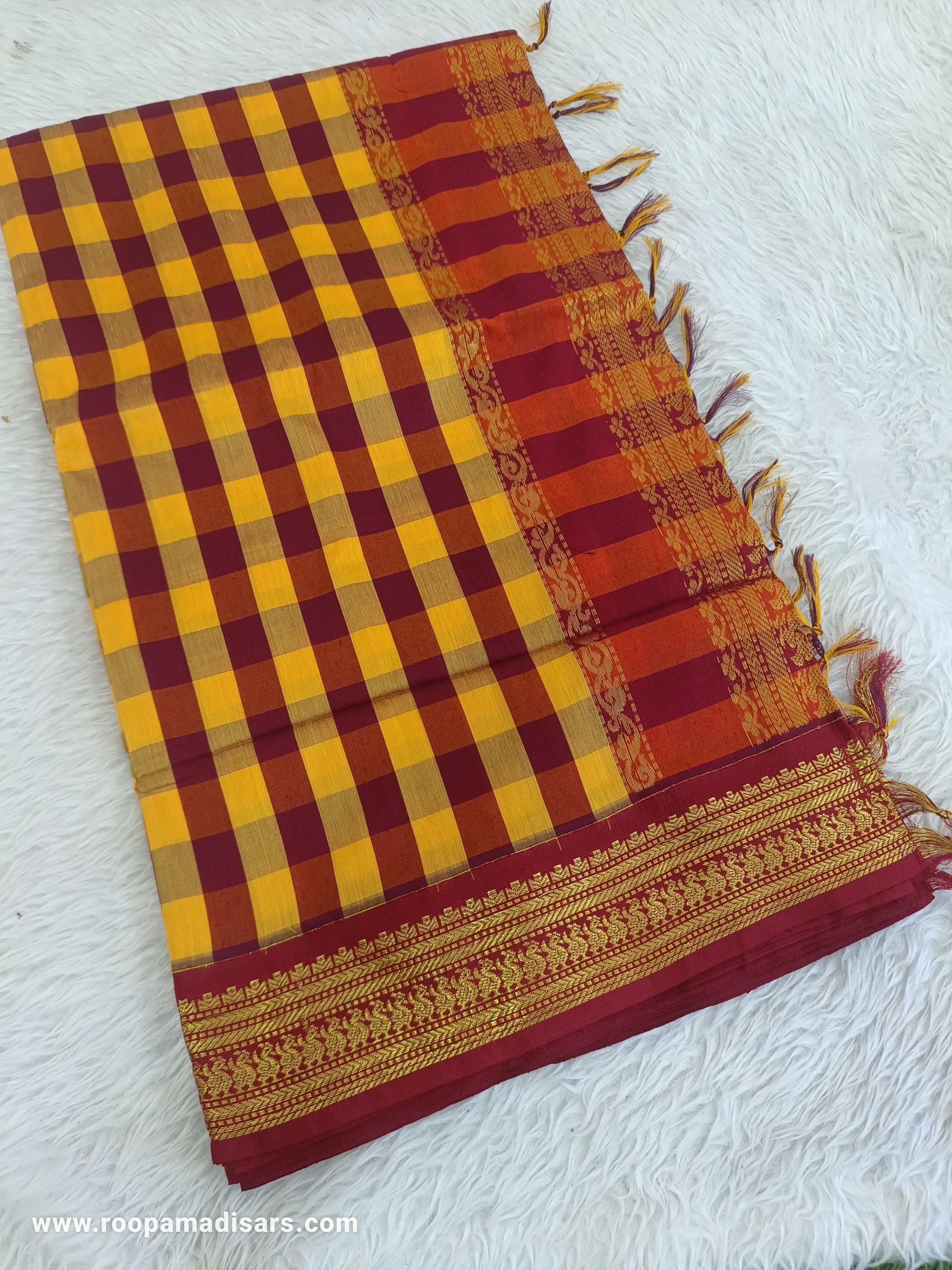 KALYANI SILK READYMADE -READYMADE MADISAR WITHOUT BLOUSE PIECE