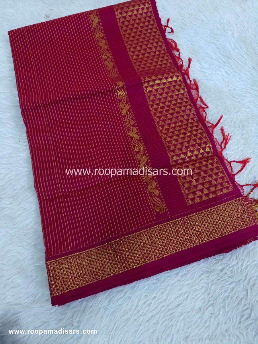 KALYANI SILK READYMADE  -READYMADE MADISAR WITHOUT BLOUSE PIECE