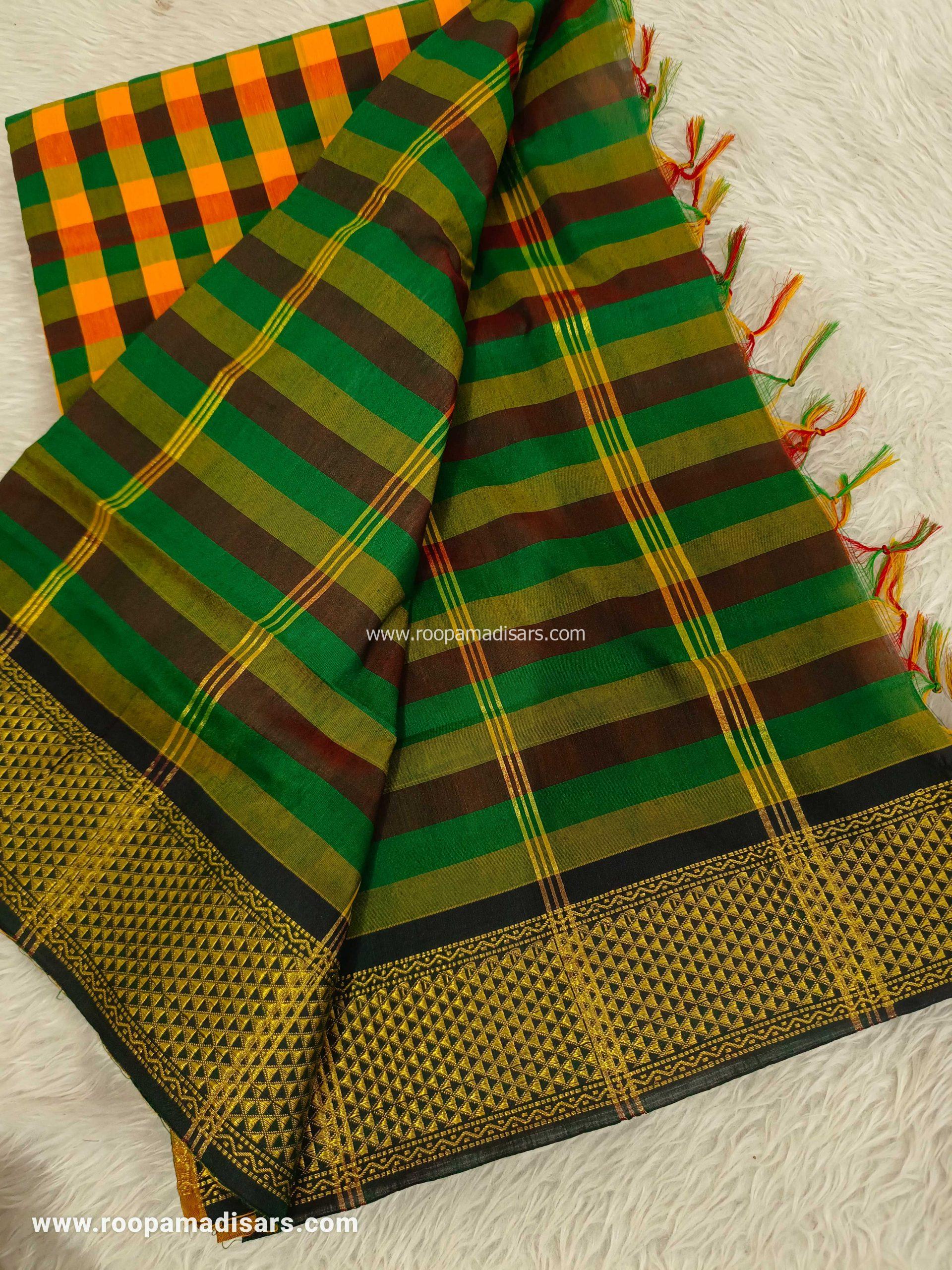 KALYANI SILK READYMADE -READYMADE MADISAR WITHOUT BLOUSE PIECE - Image 2