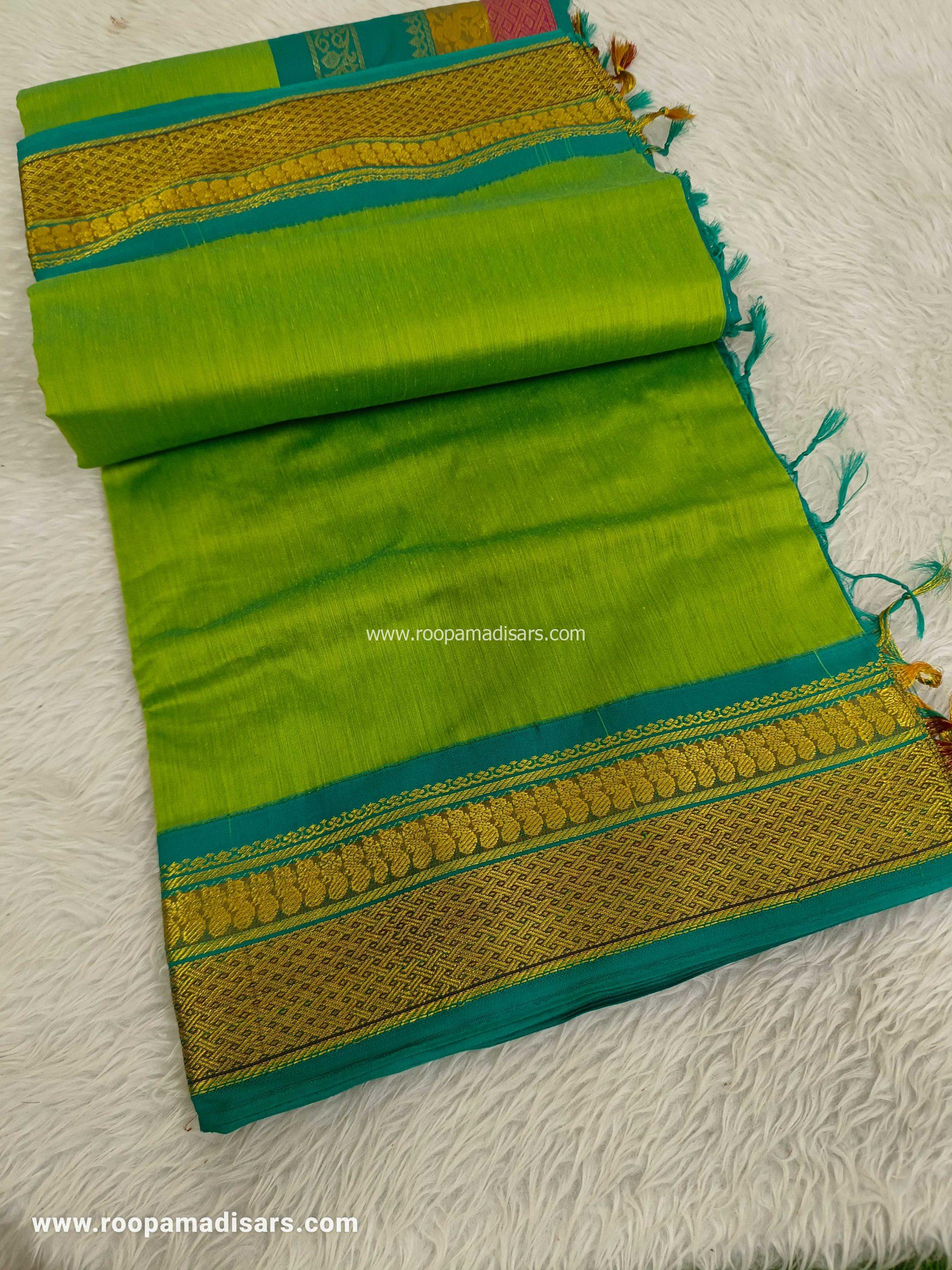 KALYANI SILK READYMADE -READYMADE MADISAR WITHOUT BLOUSE PIECE - Image 3