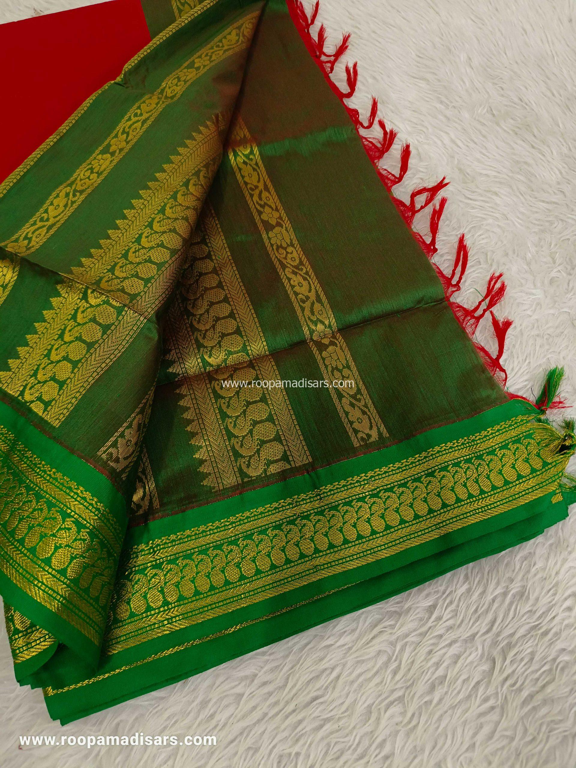 KALYANI SILK READYMADE  -READYMADE MADISAR WITHOUT BLOUSE PIECE - Image 2