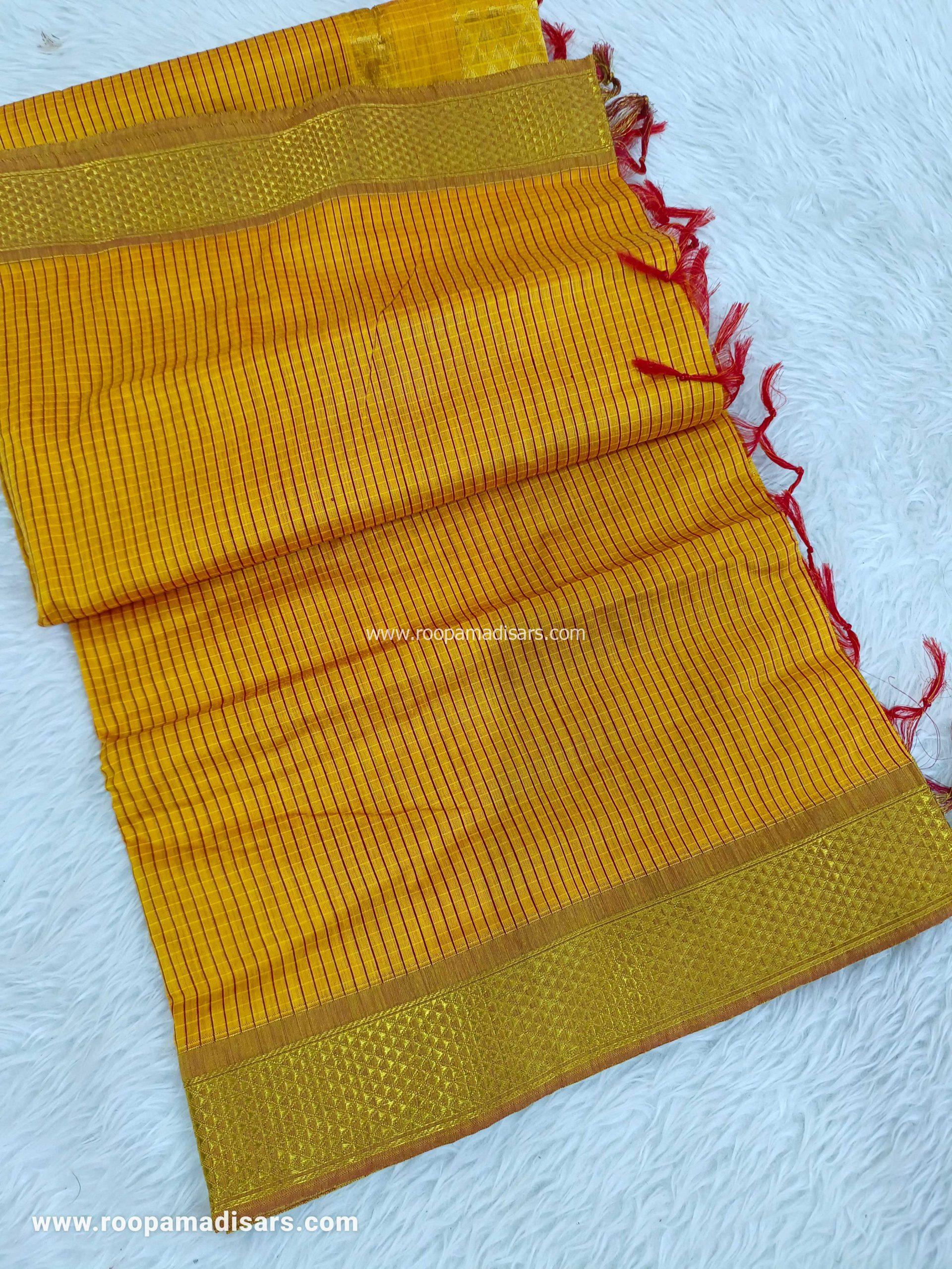 KALYANI SILK READYMADE -READYMADE MADISAR WITHOUT BLOUSE PIECE - Image 3