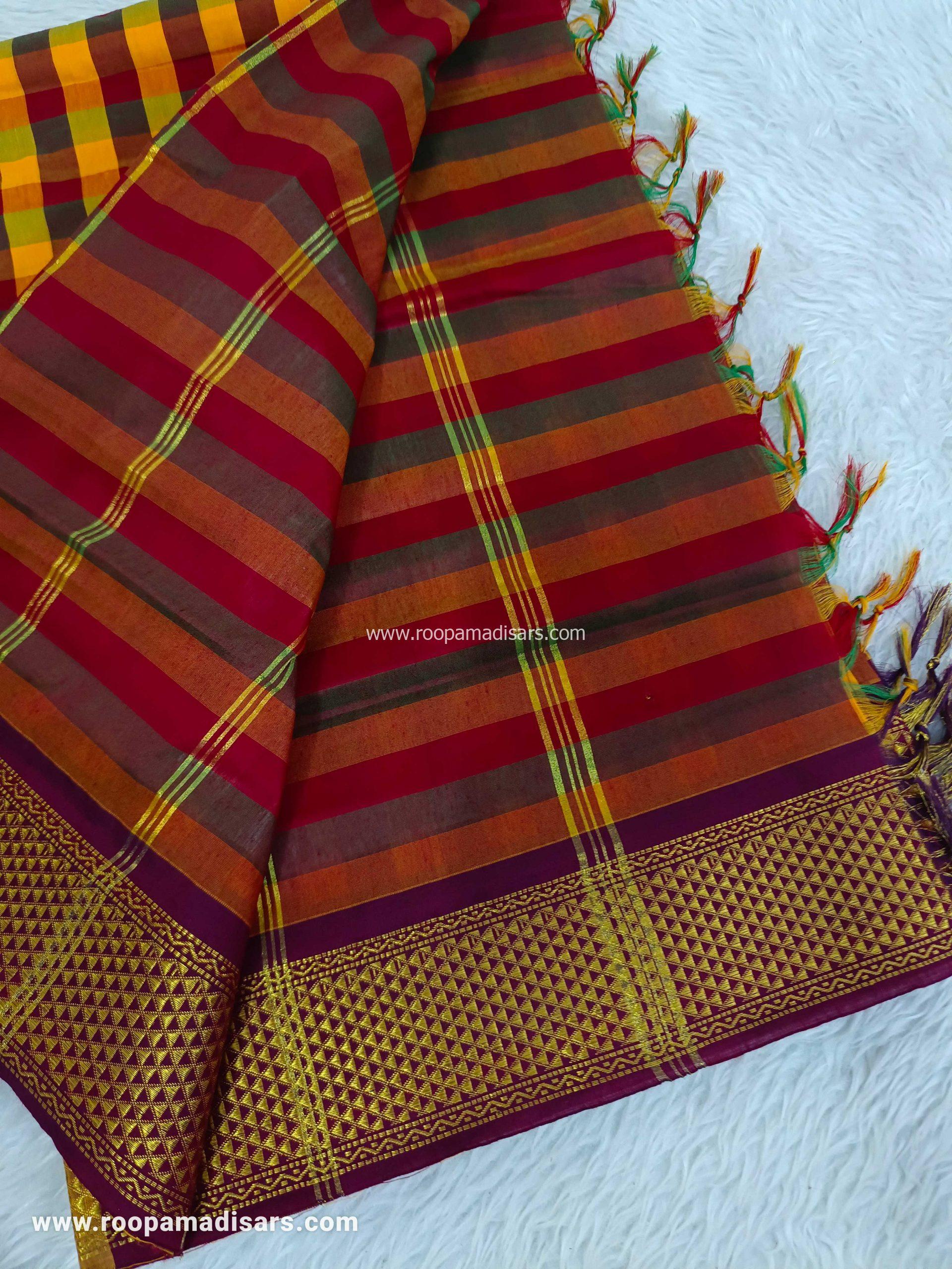 KALYANI SILK READYMADE -READYMADE MADISAR WITHOUT BLOUSE PIECE - Image 2