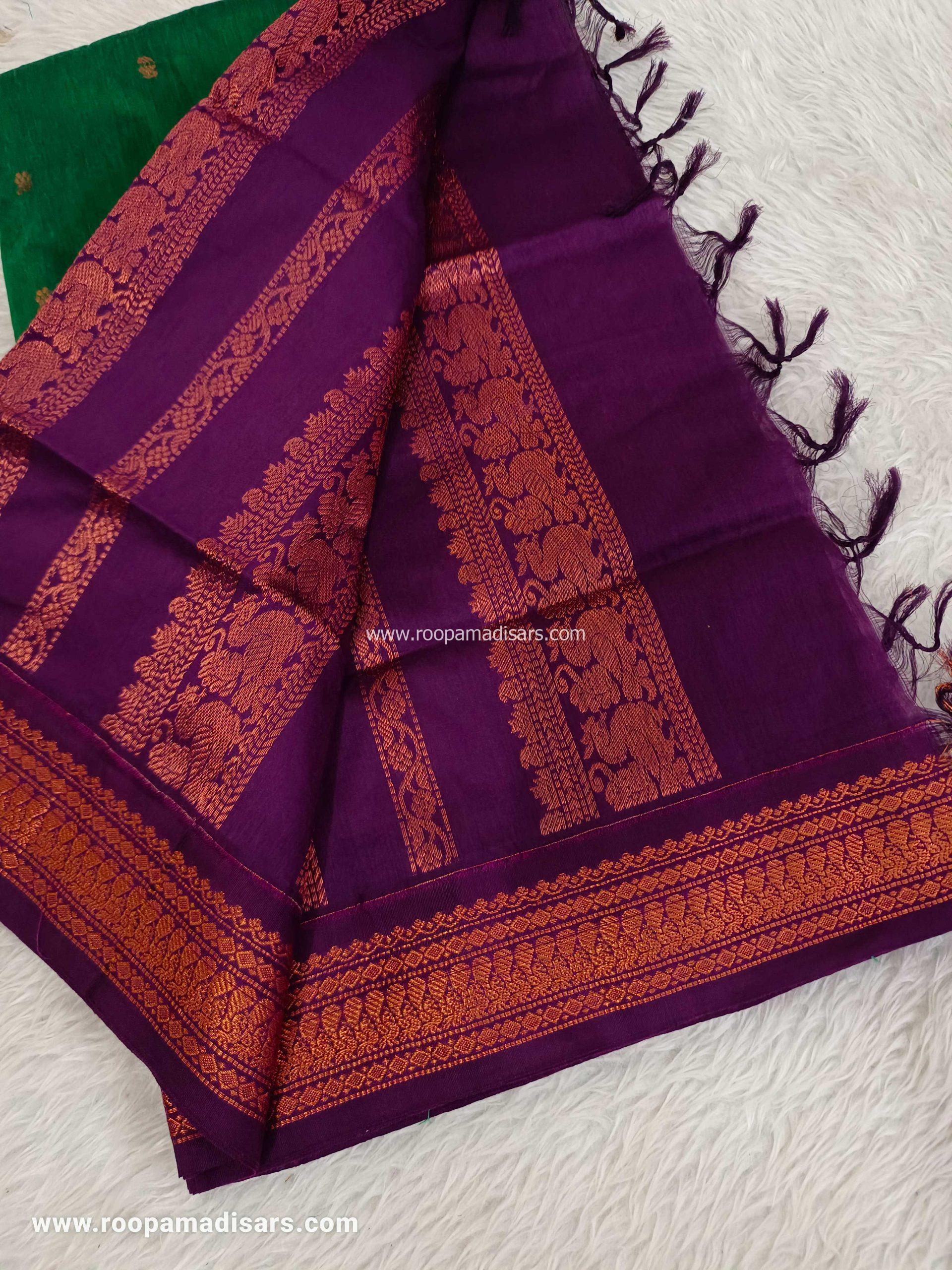 KALYANI SILK READYMADE -READYMADE MADISAR WITHOUT BLOUSE PIECE - Image 2
