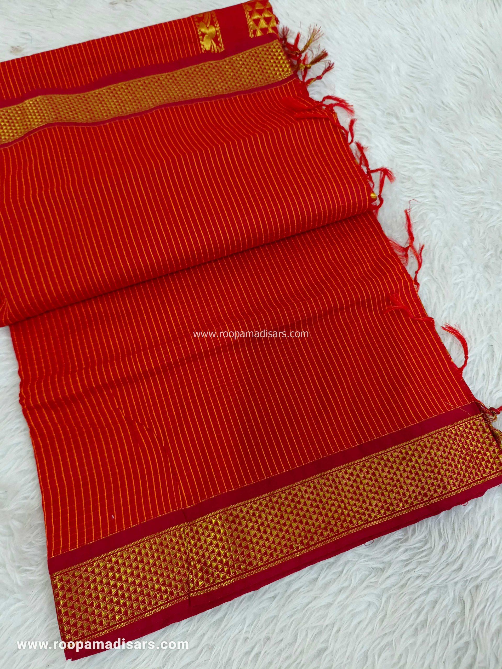KALYANI SILK READYMADE -READYMADE MADISAR WITHOUT BLOUSE PIECE - Image 3