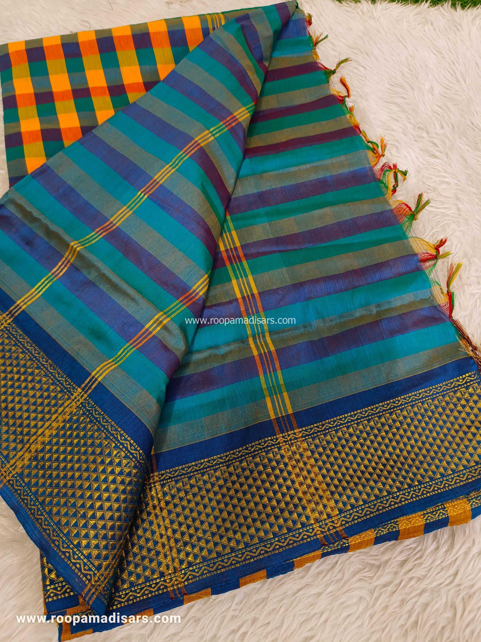 KALYANI SILK READYMADE -READYMADE MADISAR WITHOUT BLOUSE PIECE - Image 2