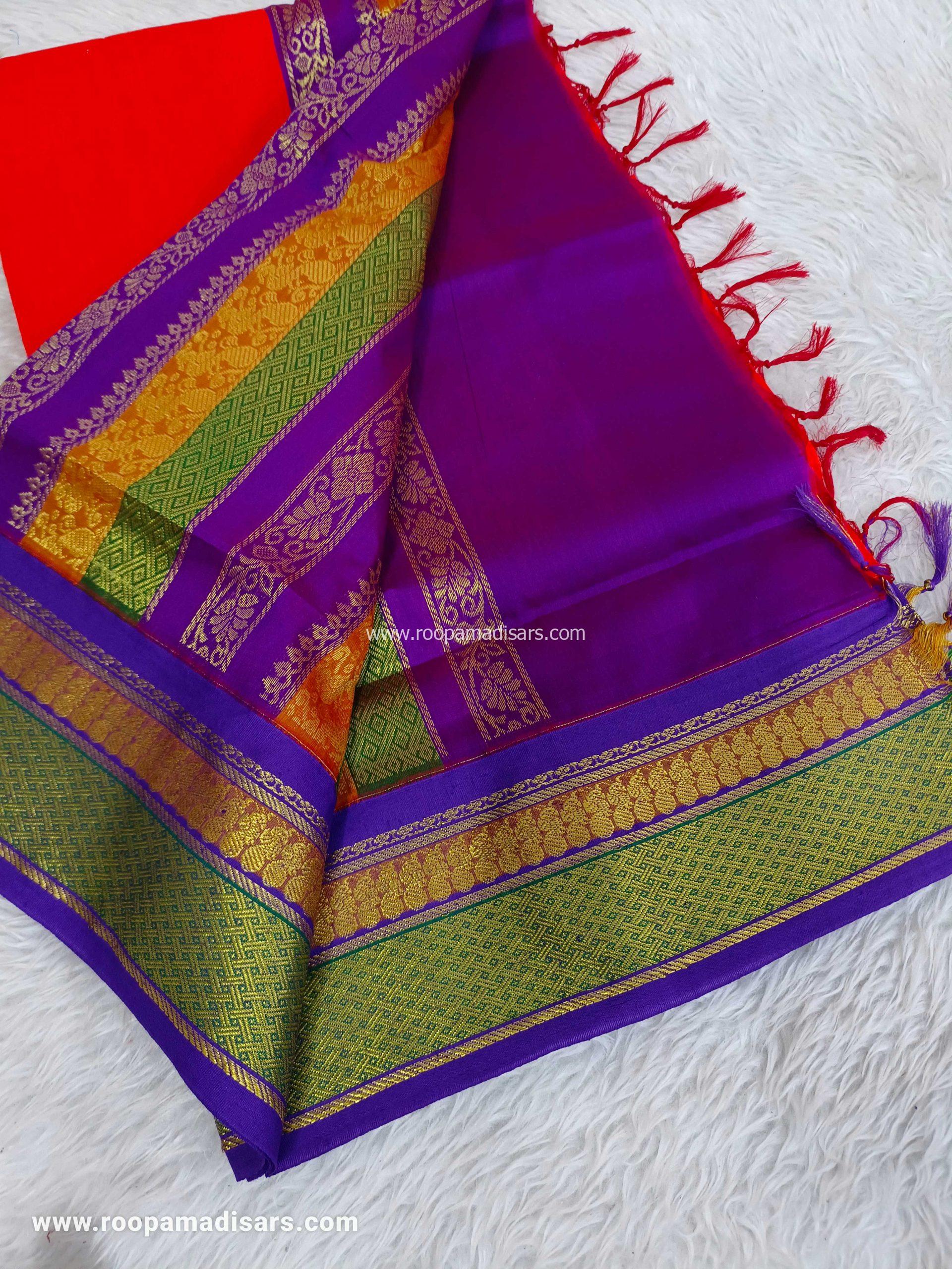 KALYANI SILK READYMADE -READYMADE MADISAR WITHOUT BLOUSE PIECE - Image 2
