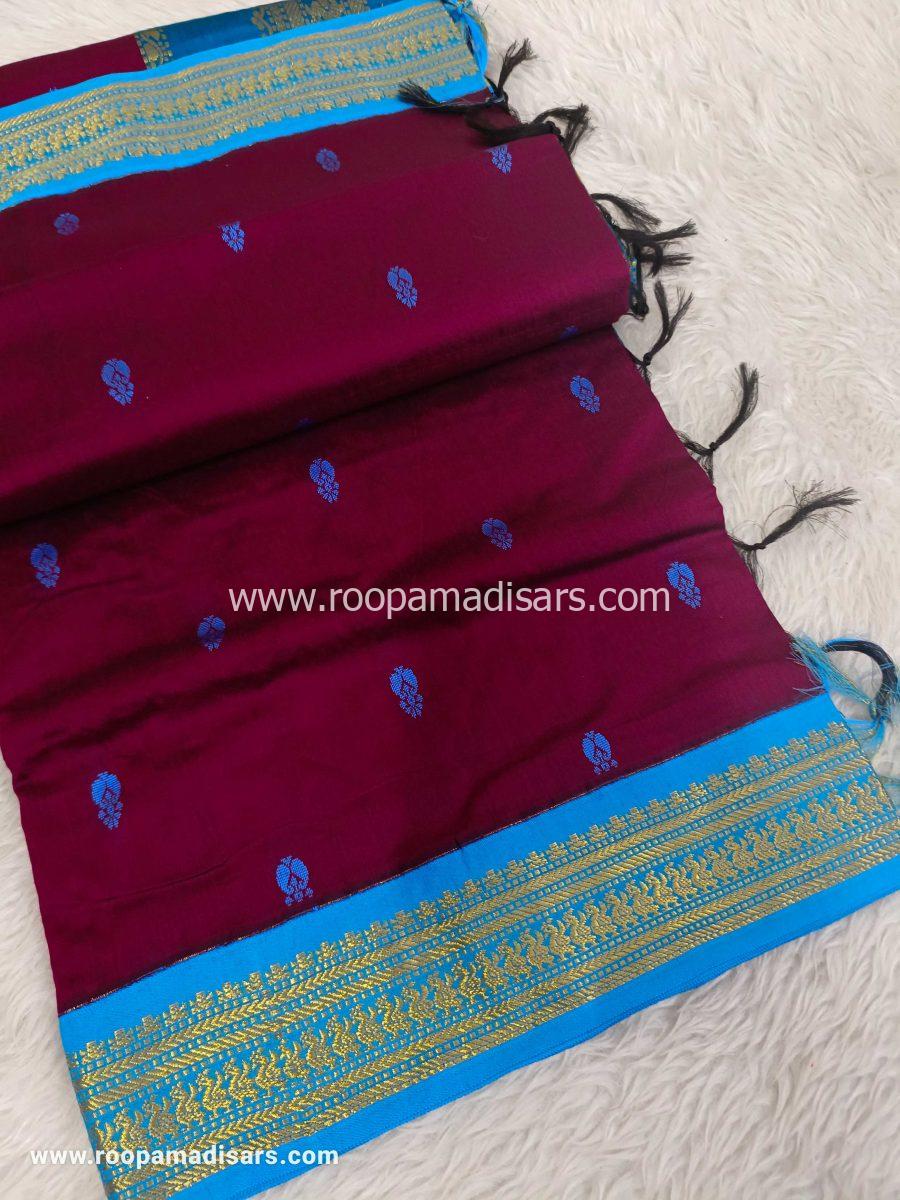 KALYANI SILK READYMADE  -READYMADE MADISAR WITHOUT BLOUSE PIECE - Image 3