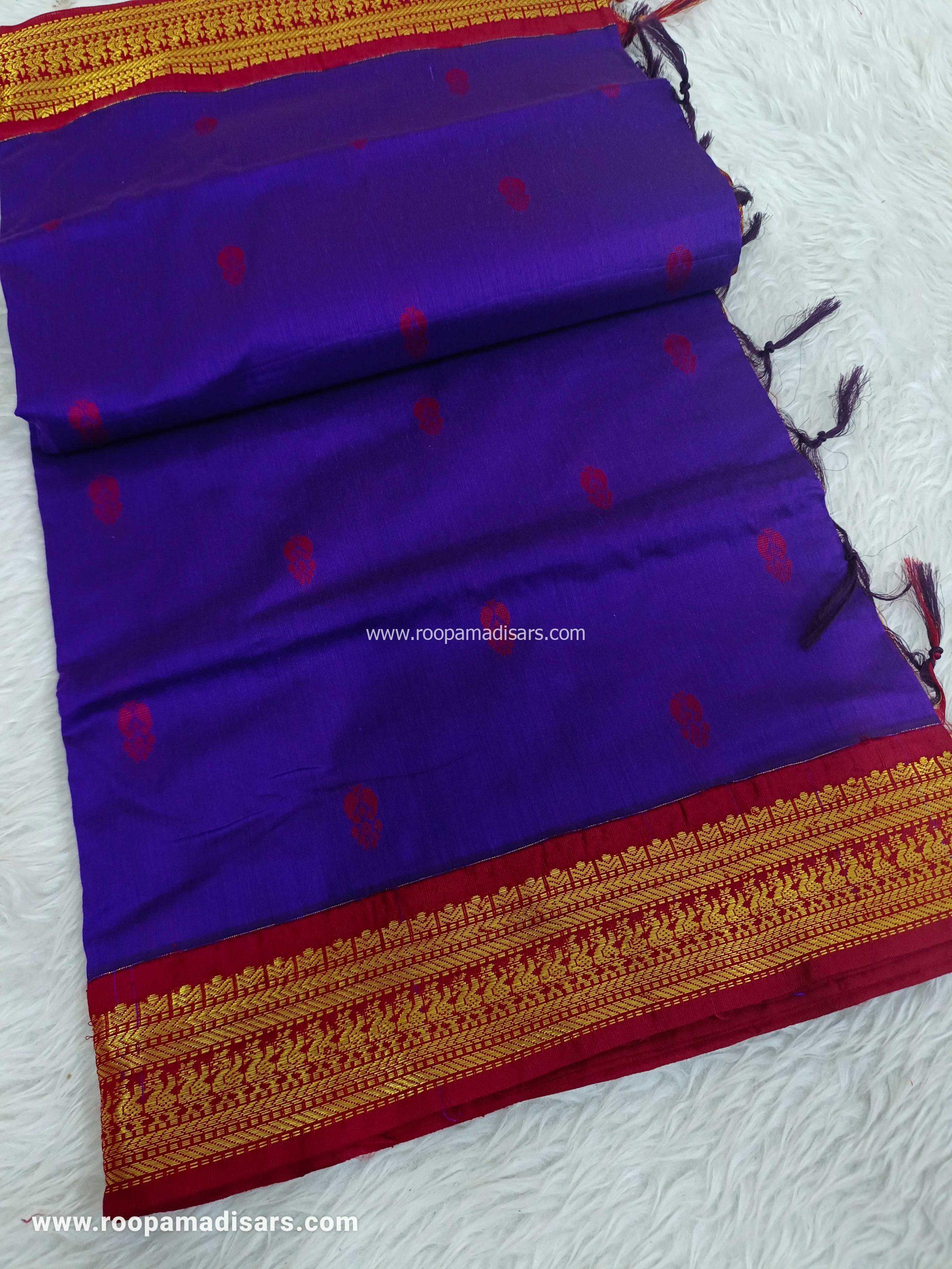 KALYANI SILK READYMADE -READYMADE MADISAR WITHOUT BLOUSE PIECE - Image 3