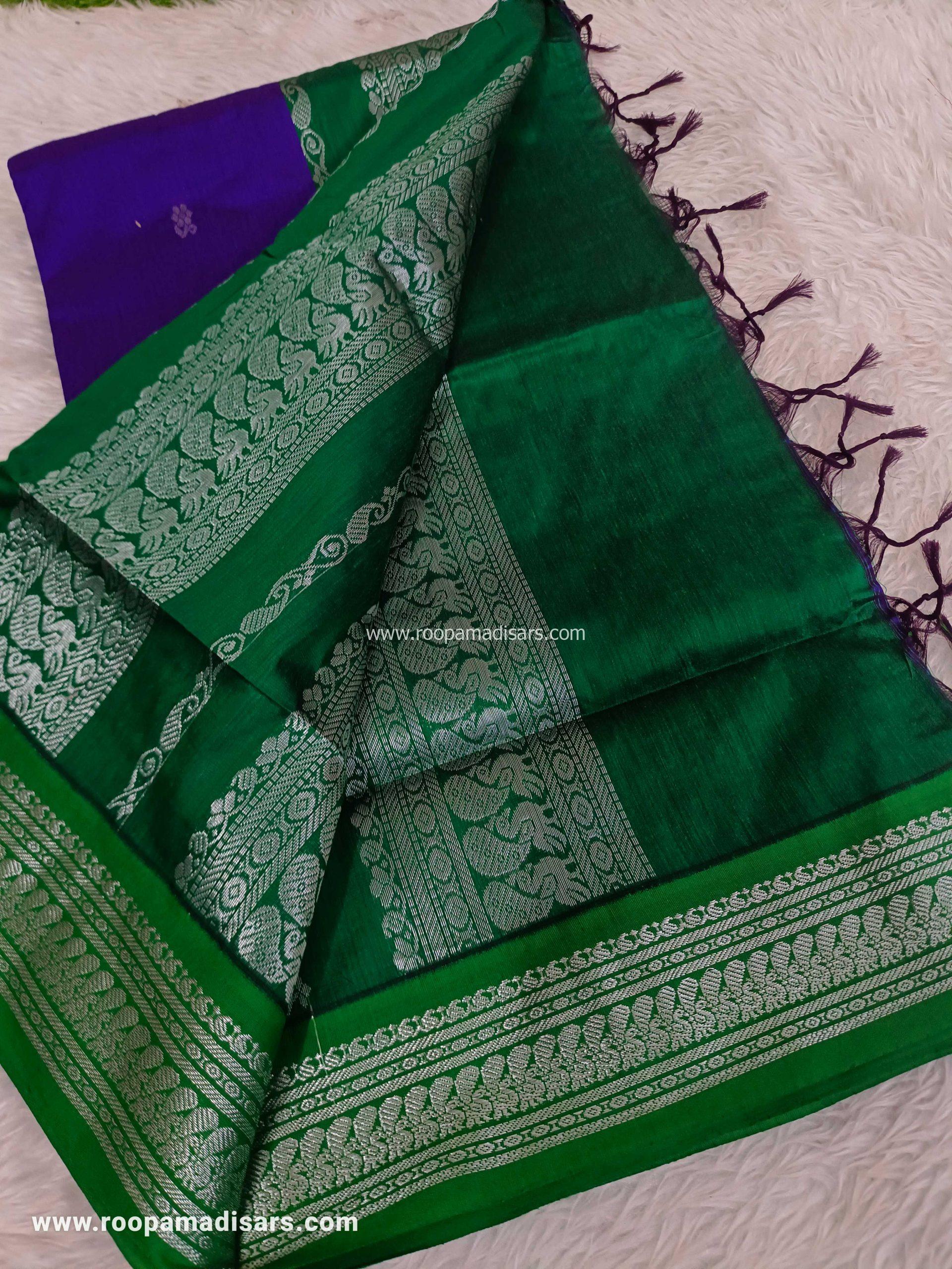 KALYANI SILK READYMADE -READYMADE MADISAR WITHOUT BLOUSE PIECE - Image 2