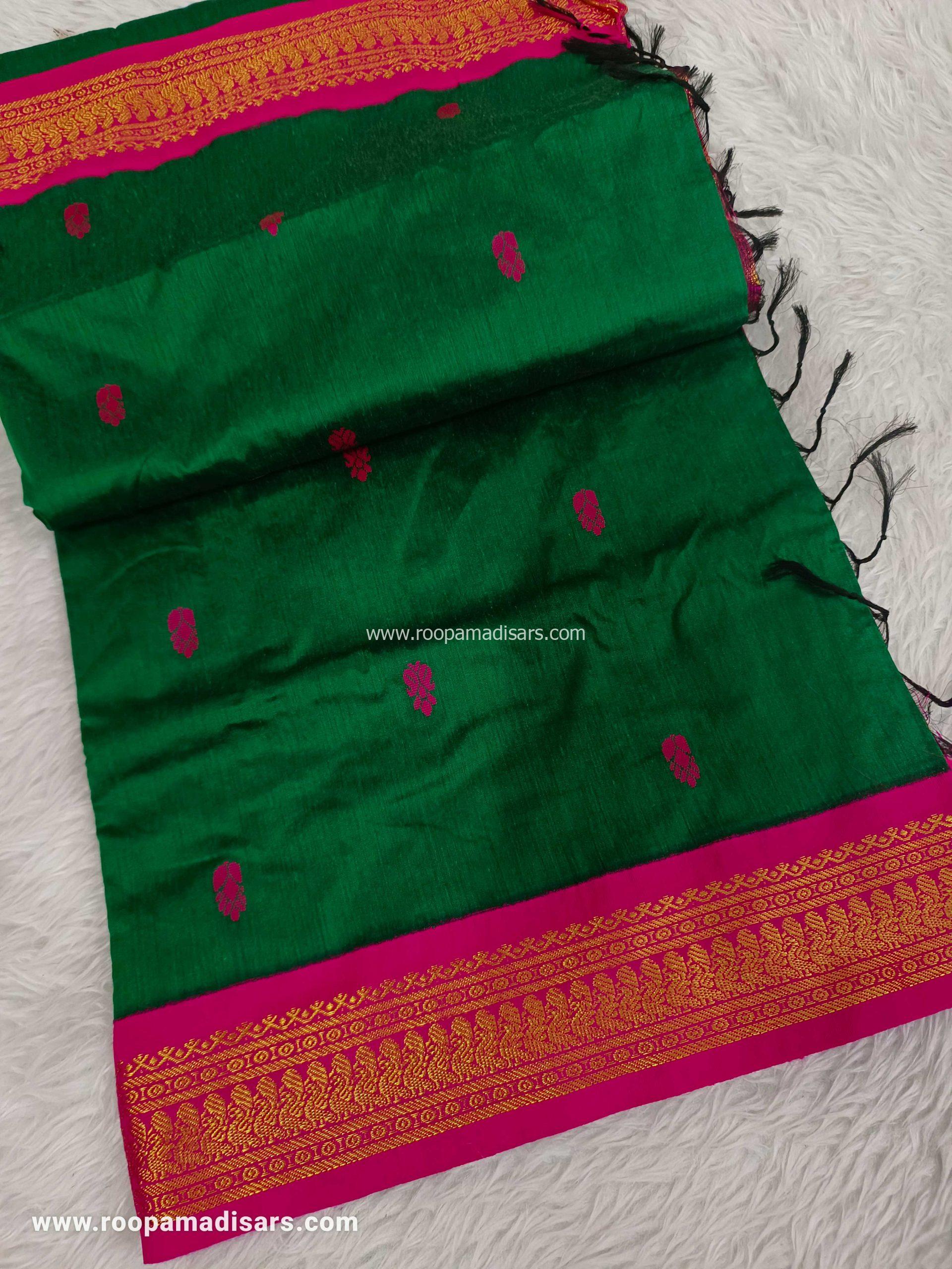 KALYANI SILK READYMADE -READYMADE MADISAR WITHOUT BLOUSE PIECE - Image 3