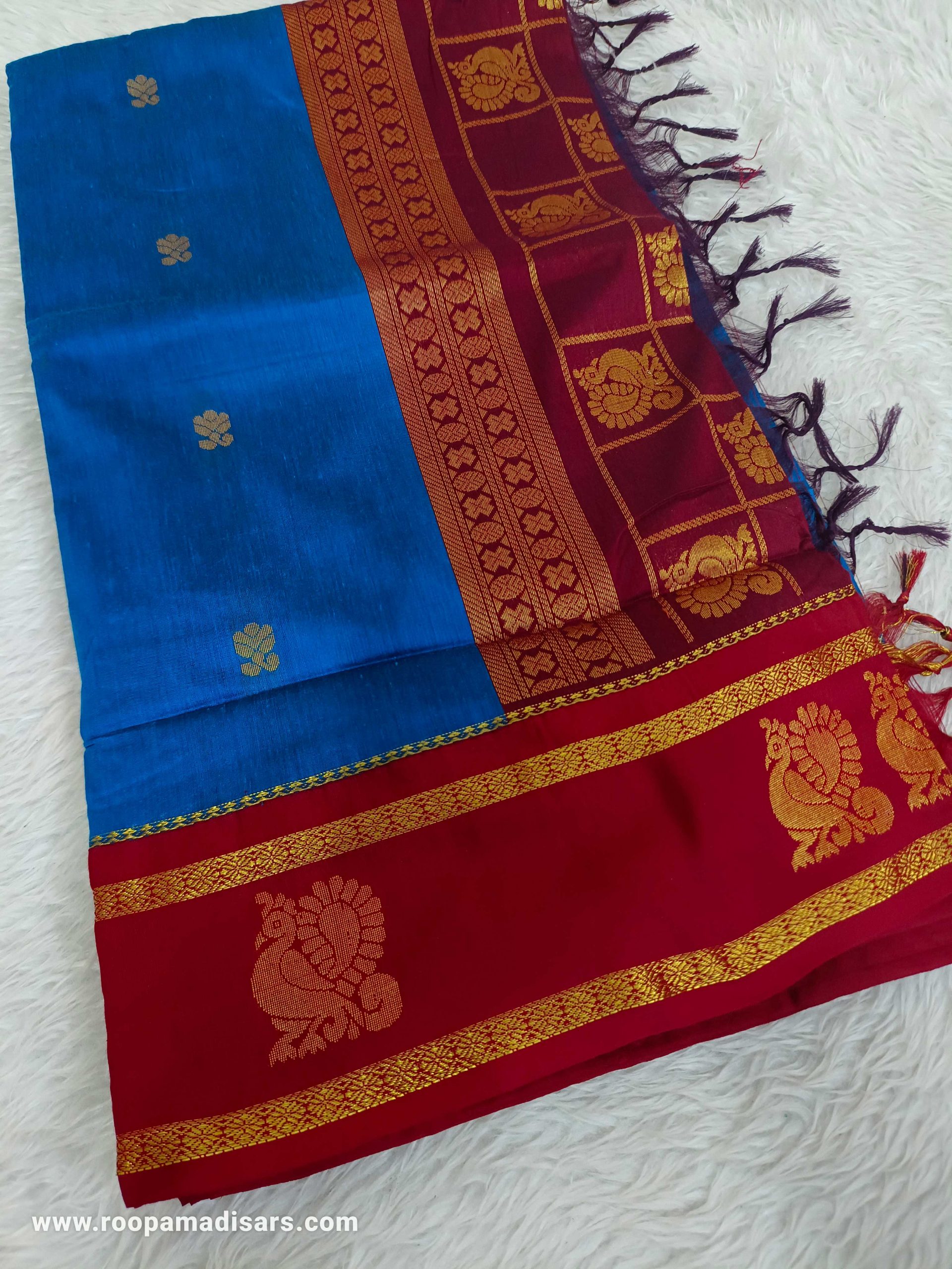 KALYANI SILK COTTON -REGULAR MADISAR SAREE WITHOUT BLOUSE PIECE